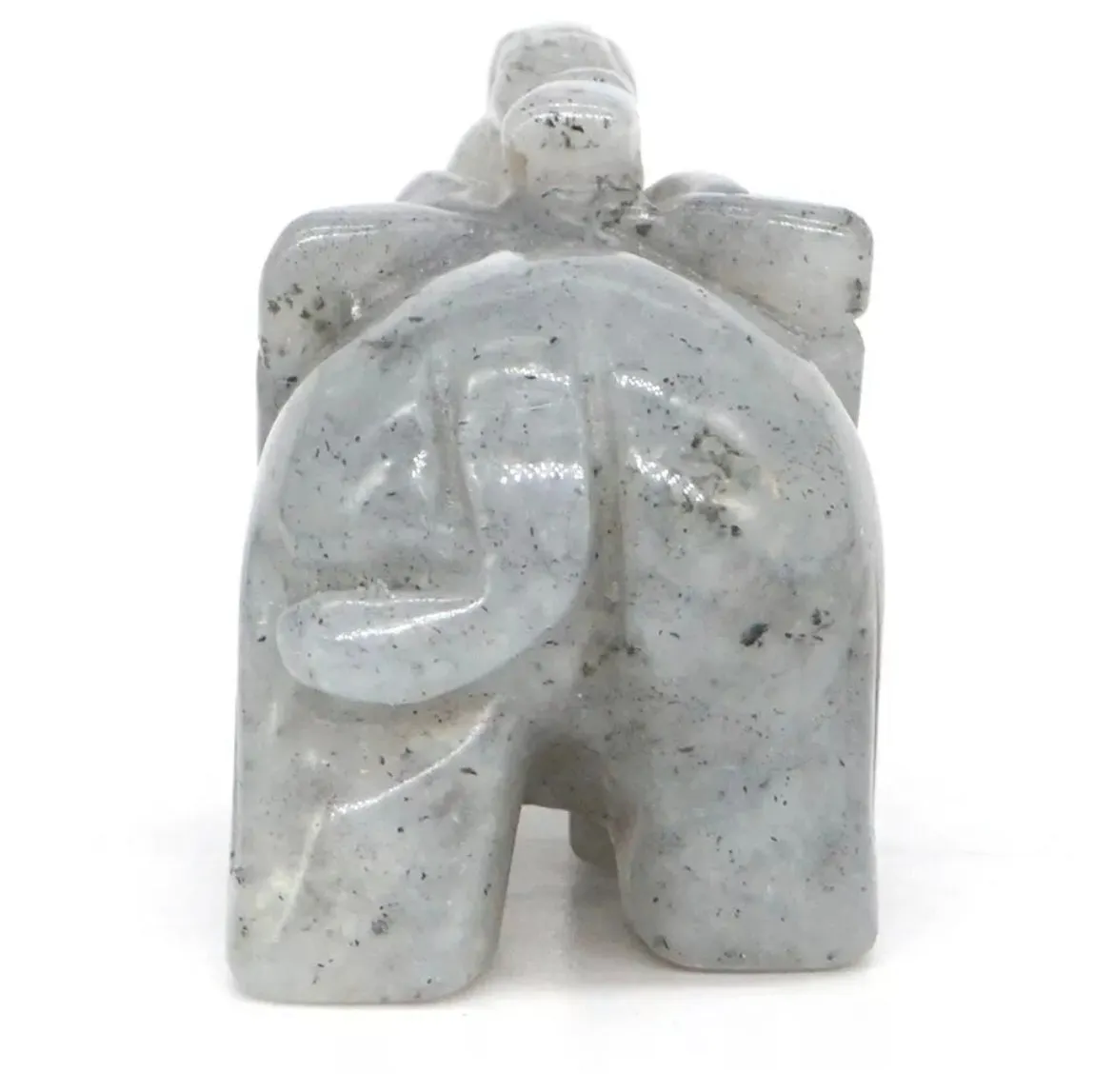 Natural Labradorite Elephant Crystal Gemstone Figurine