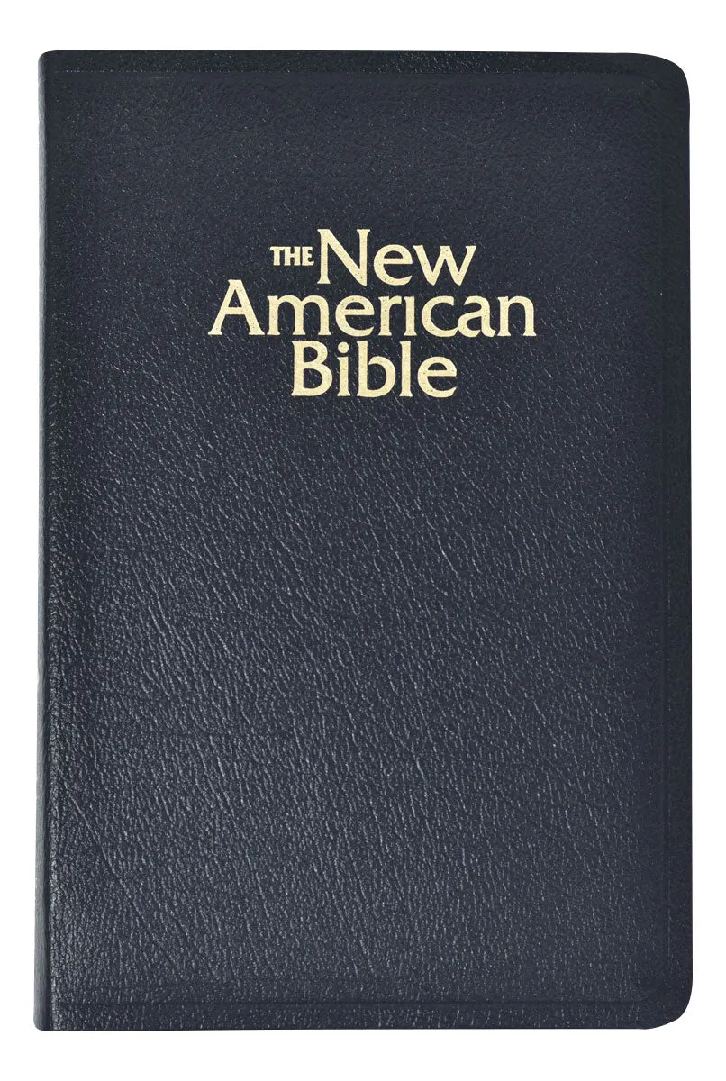New American Bible (NAB) Deluxe Gift Bible (Bonded Leather) Black