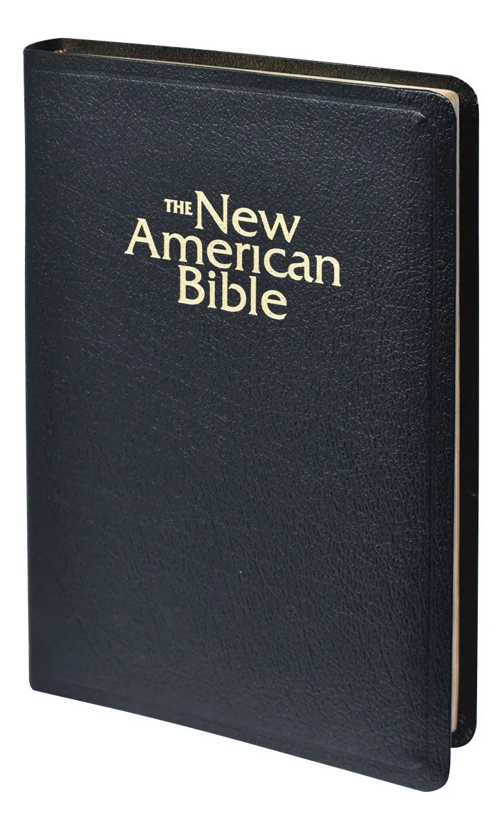 New American Bible (NAB) Deluxe Gift Bible (Bonded Leather) Black