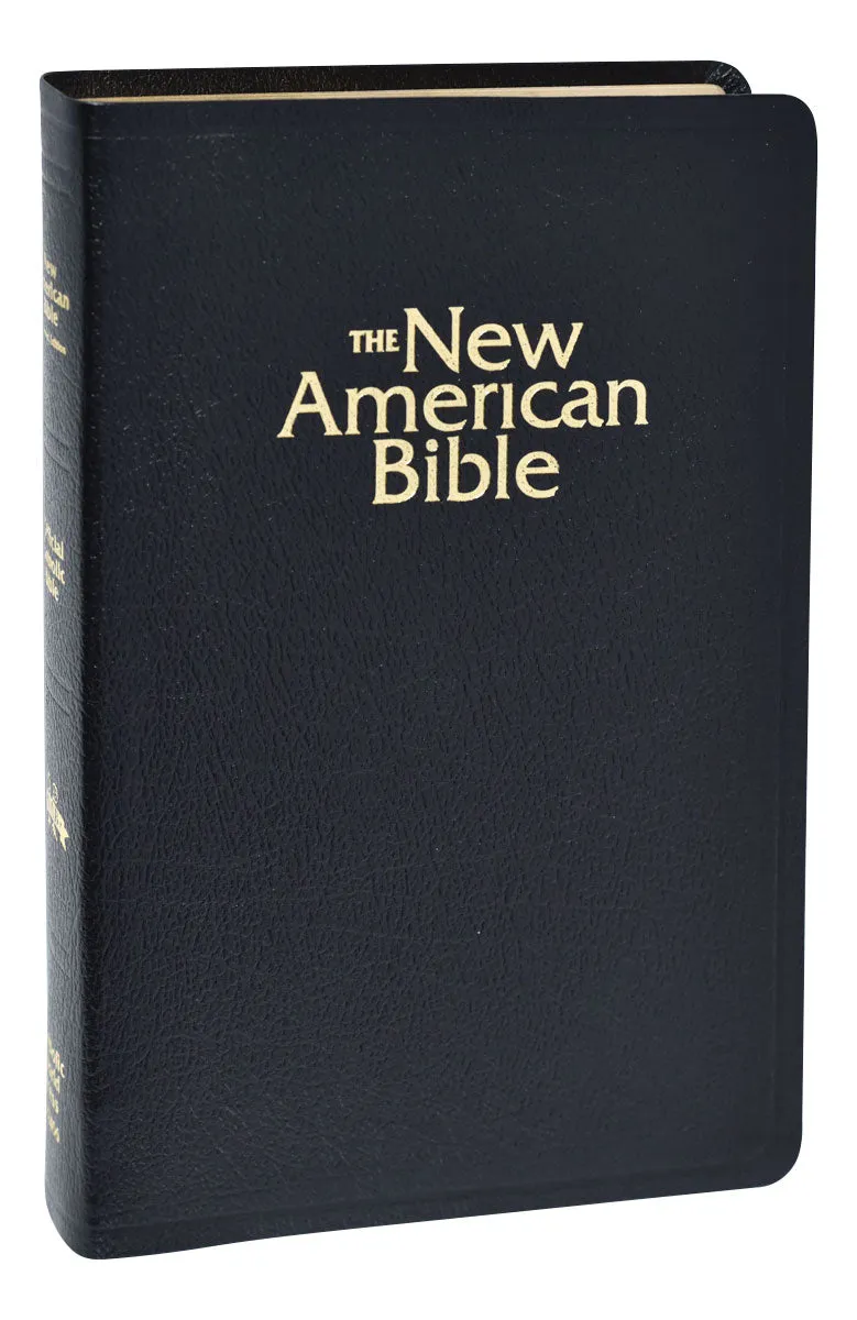 New American Bible (NAB) Deluxe Gift Bible (Bonded Leather) Black