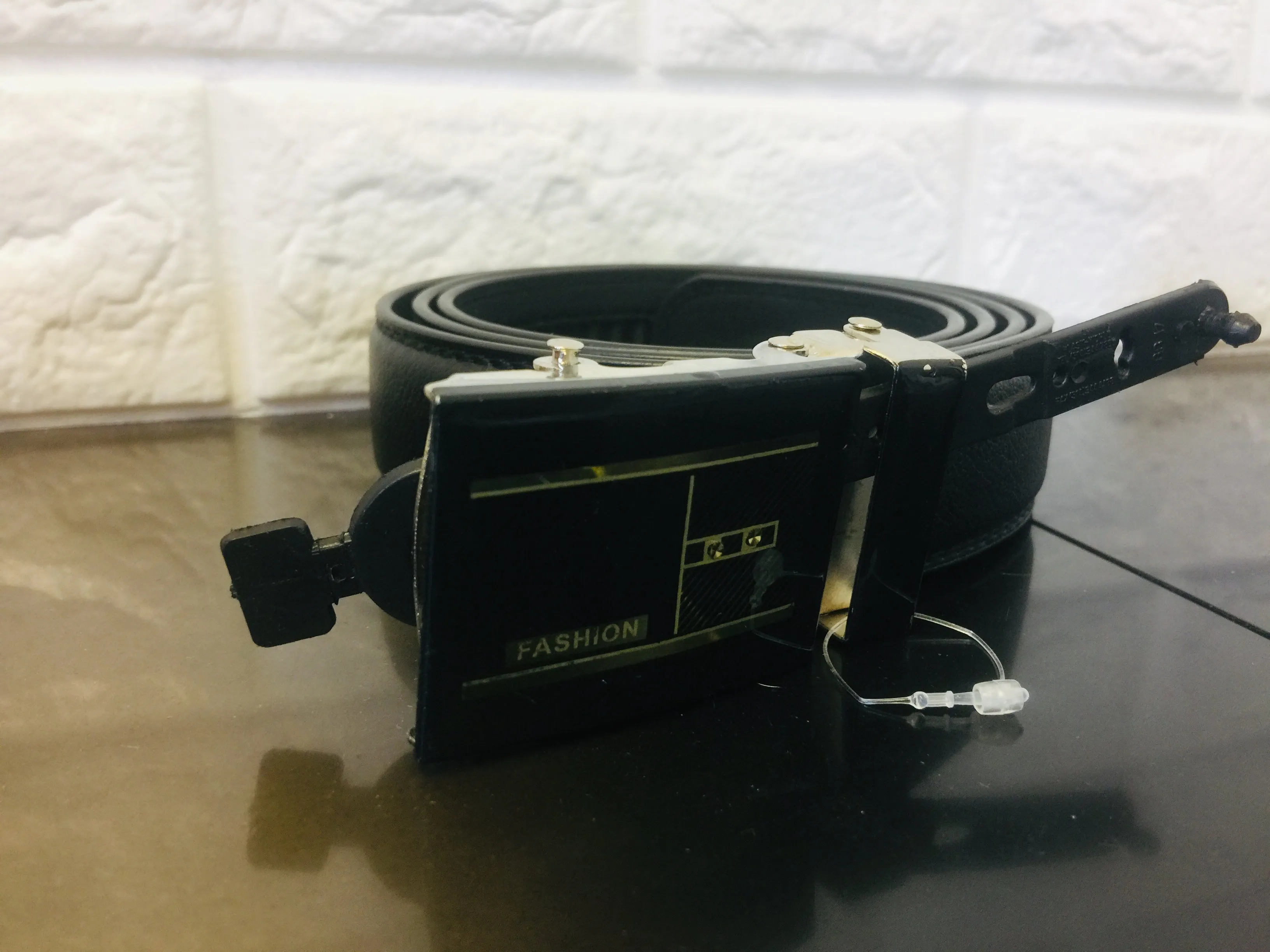 New Men's Leather Belt by J Scott, Sz XXL (50) Black