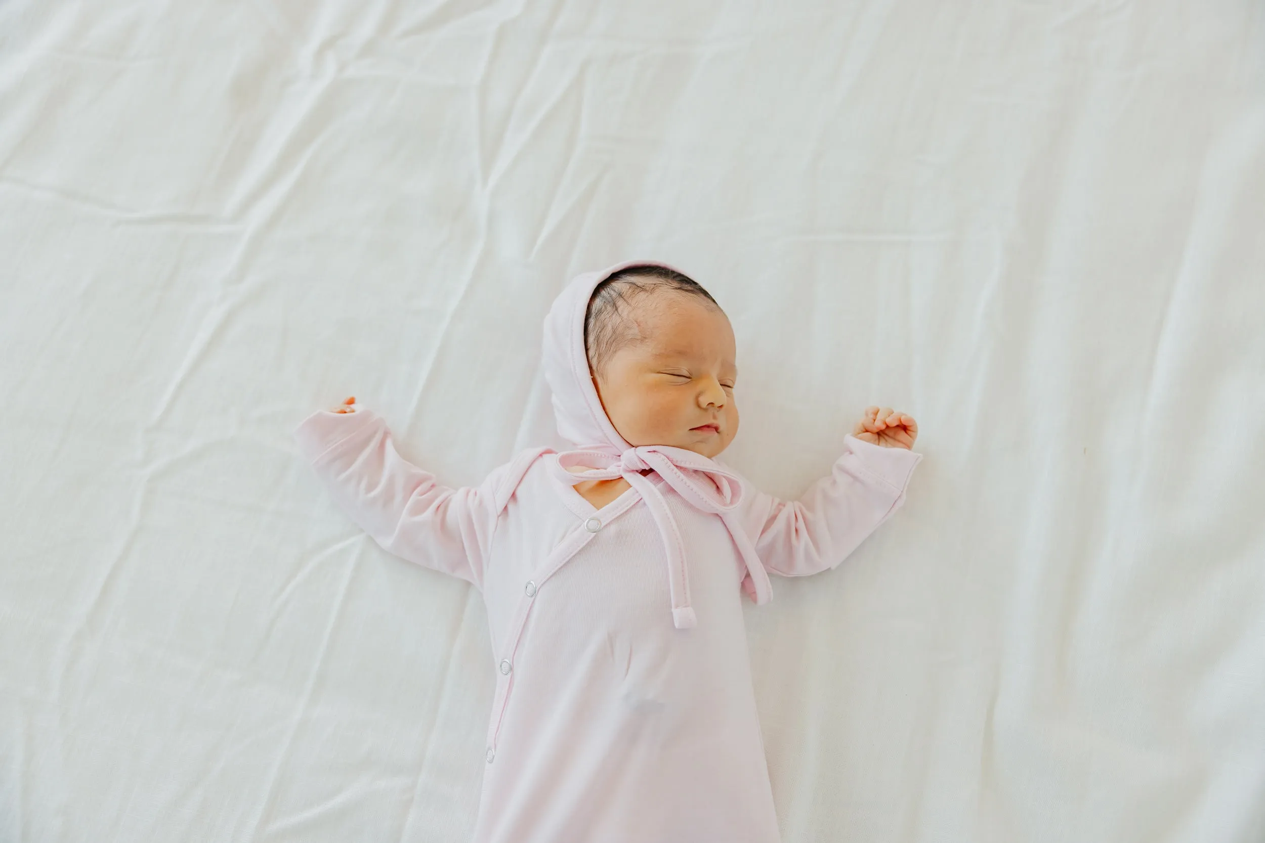 Newborn Knotted Gown - Blossom
