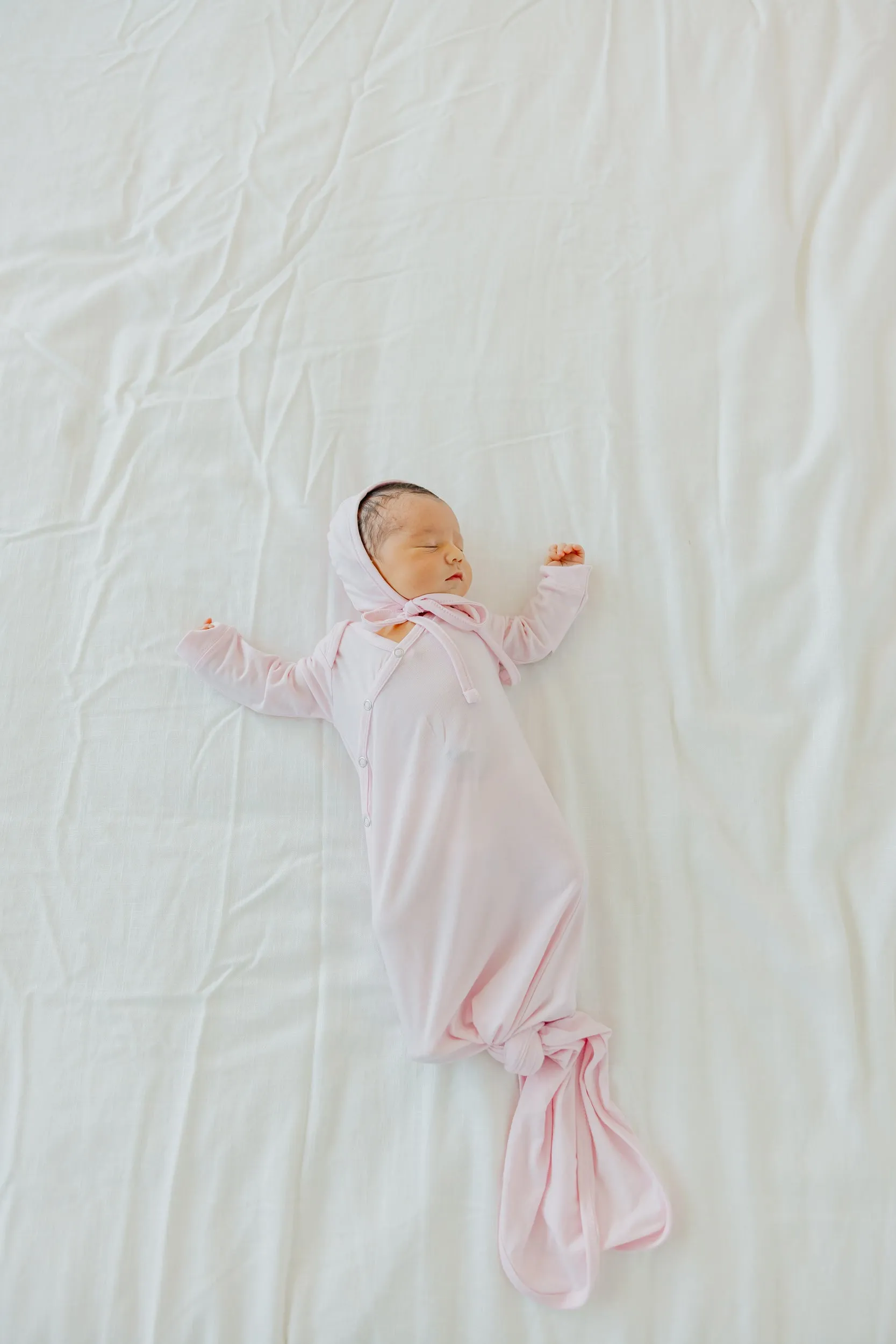 Newborn Knotted Gown - Blossom