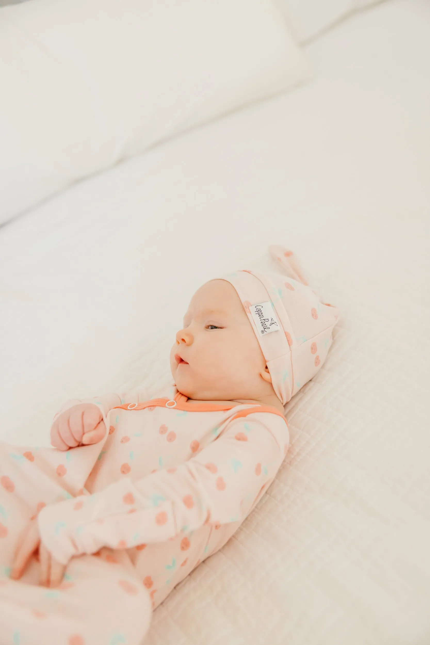Newborn Knotted Gown - Cheery