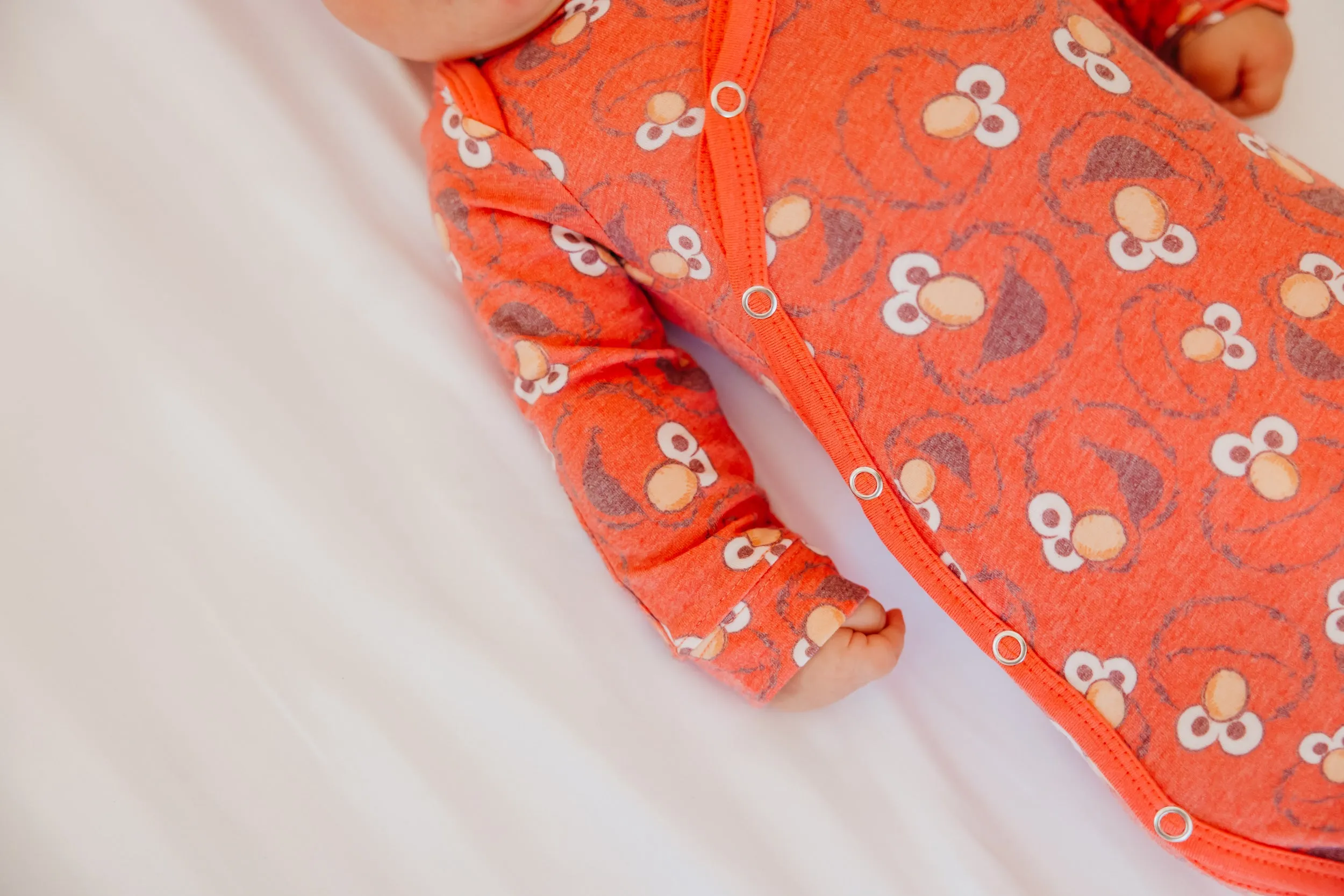 Newborn Knotted Gown - Elmo