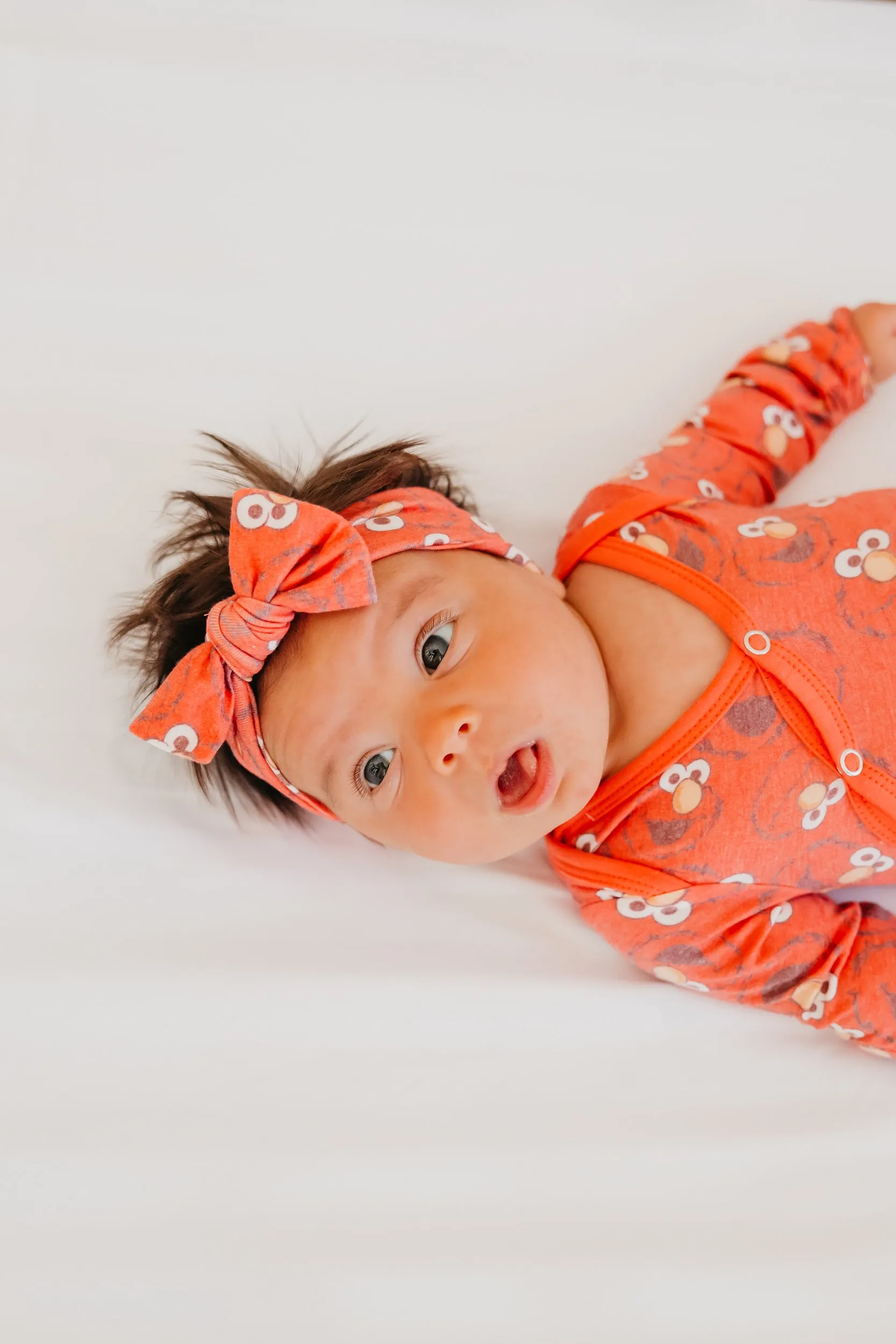 Newborn Knotted Gown - Elmo