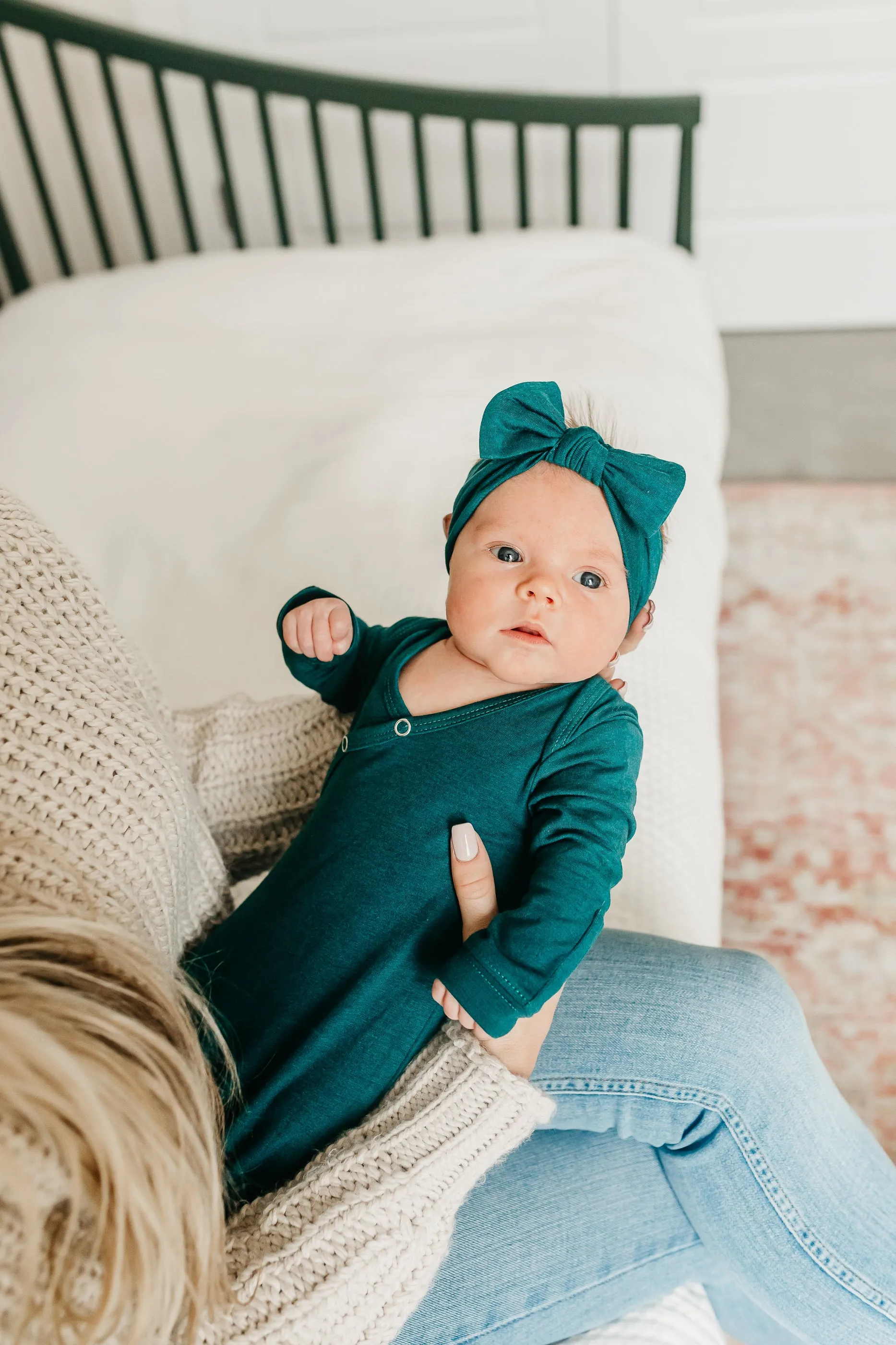 Newborn Knotted Gown - Jaspar