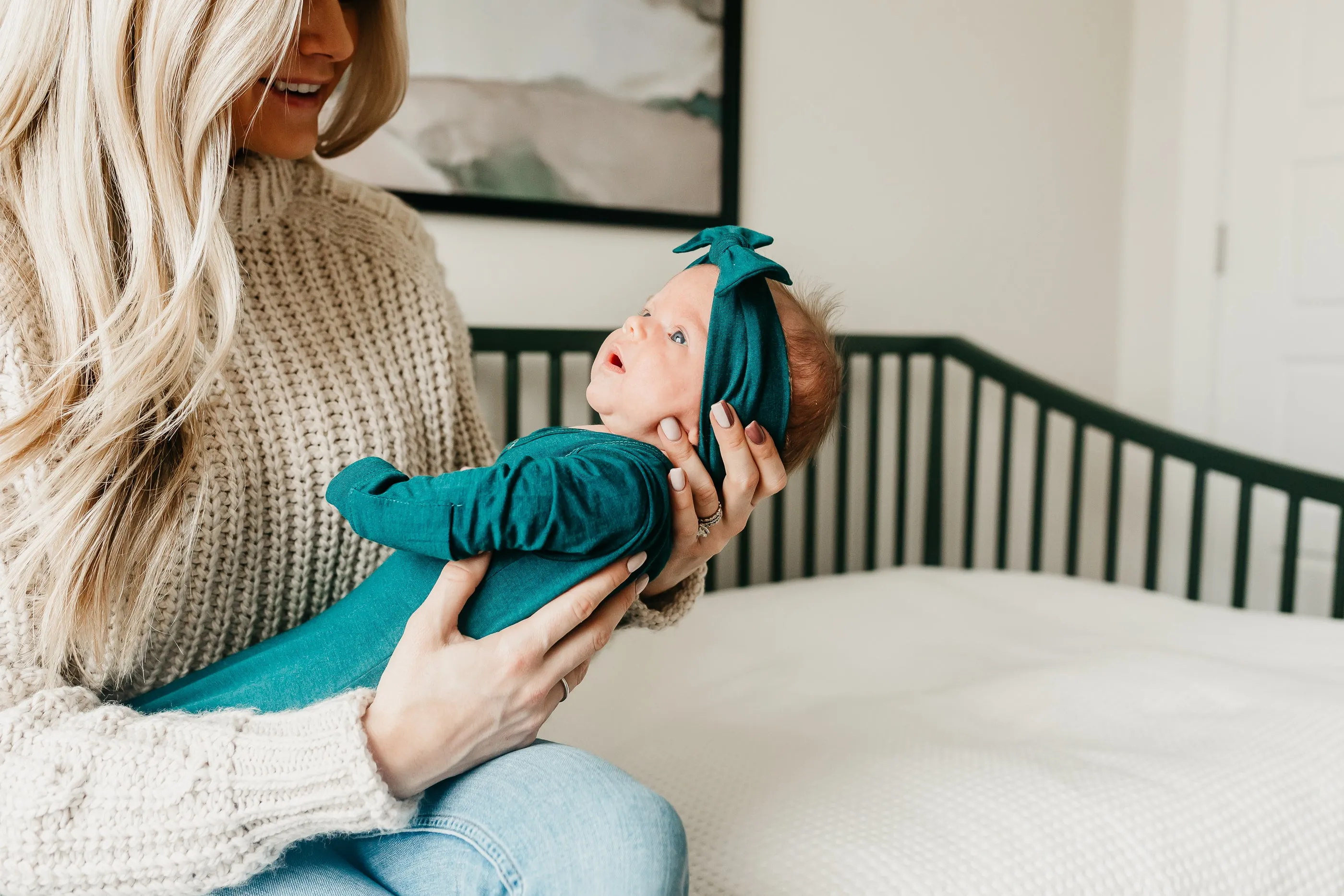 Newborn Knotted Gown - Jaspar