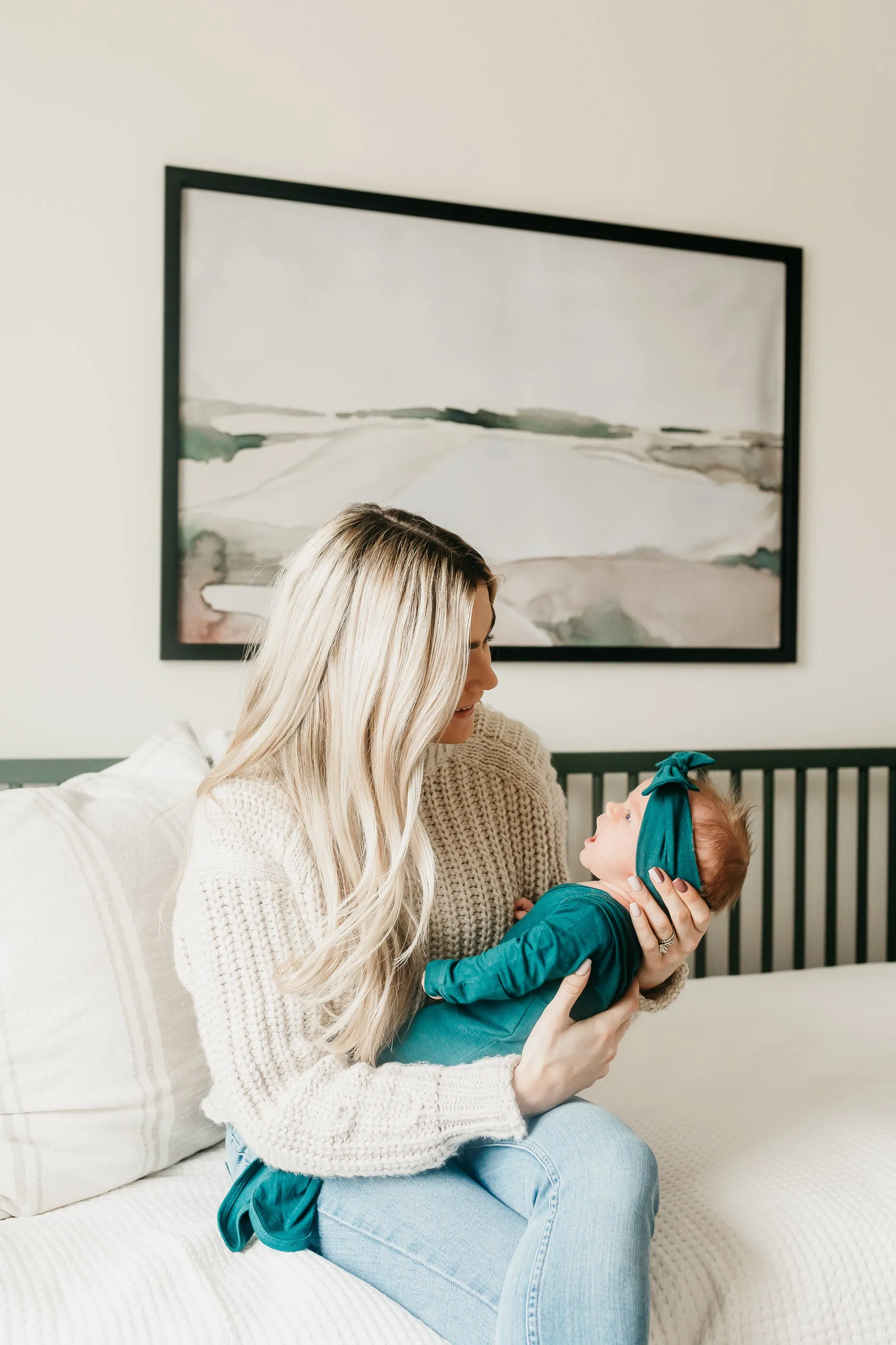 Newborn Knotted Gown - Jaspar