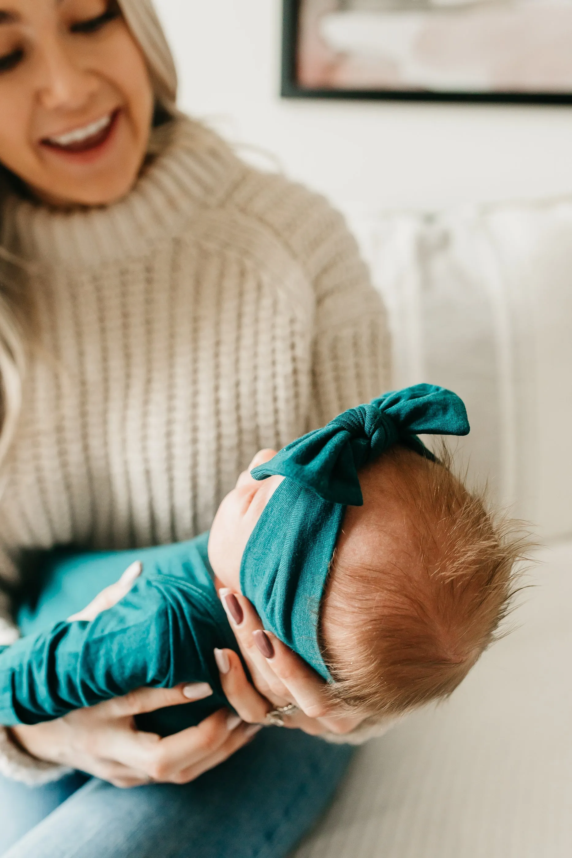 Newborn Knotted Gown - Jaspar
