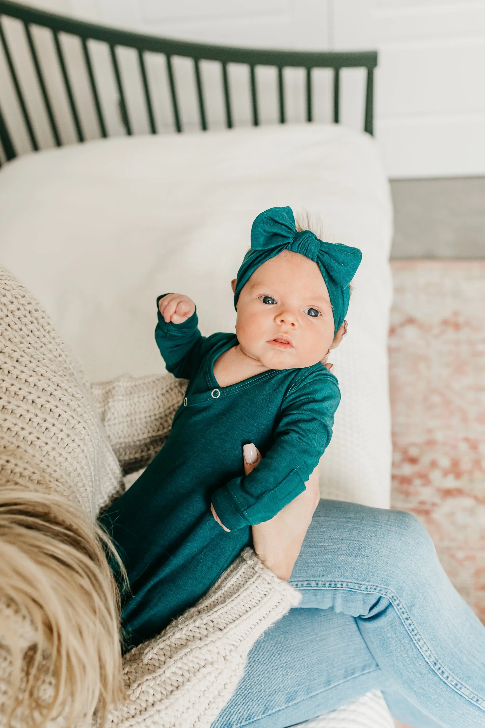 Newborn Knotted Gown - Jaspar