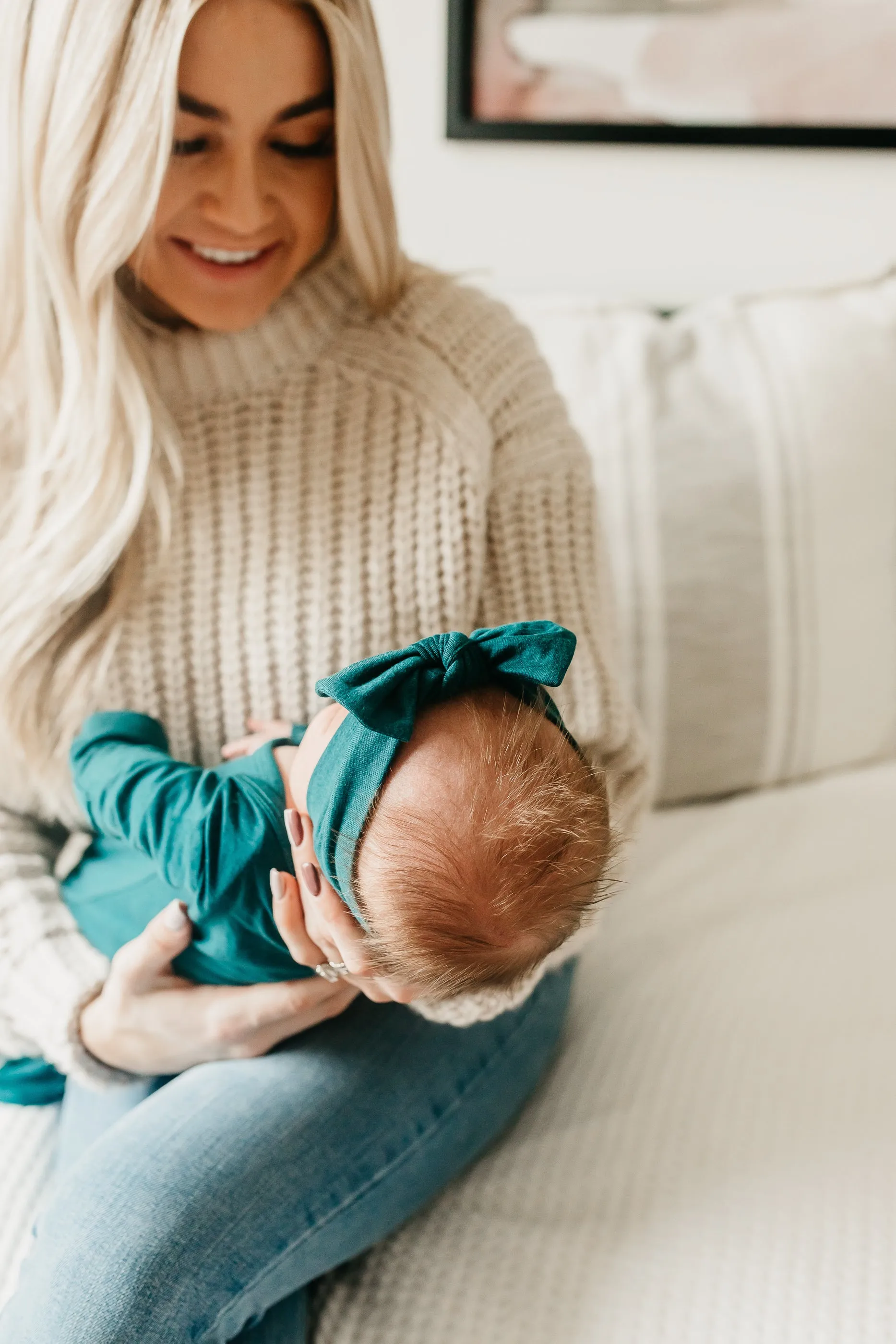 Newborn Knotted Gown - Jaspar