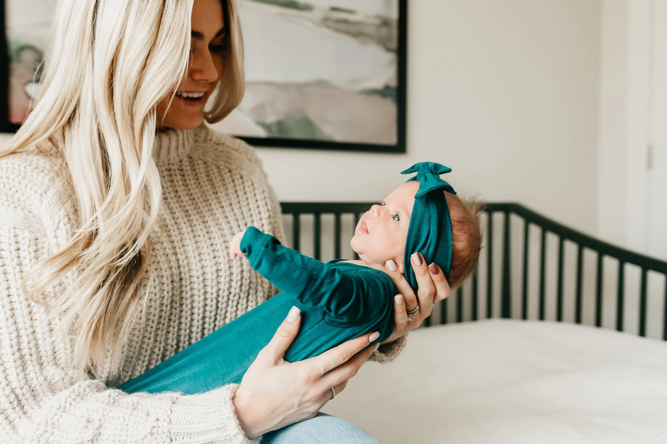 Newborn Knotted Gown - Jaspar
