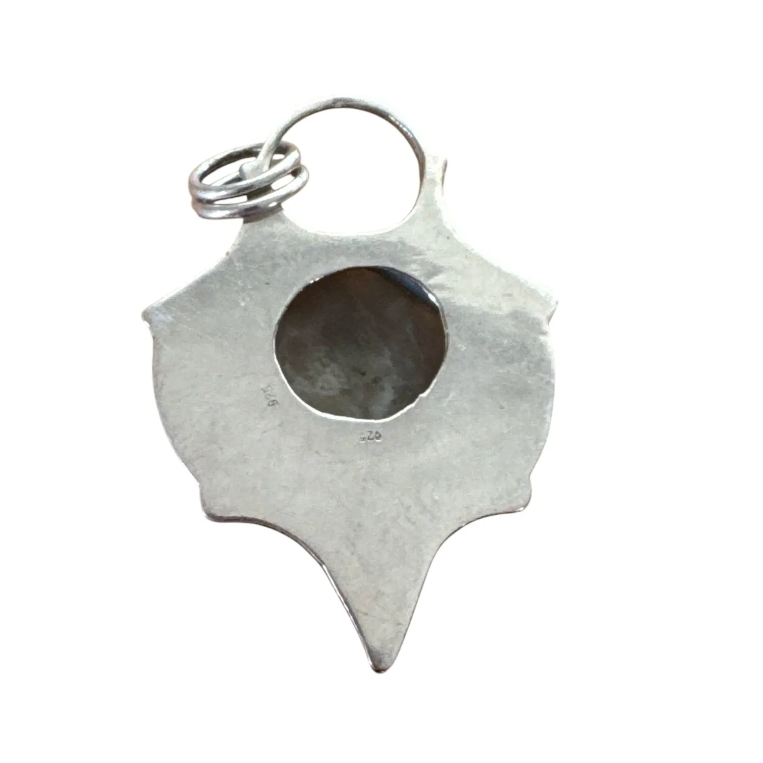 Ocean Jasper Solid 925 Sterling Silver Pendant