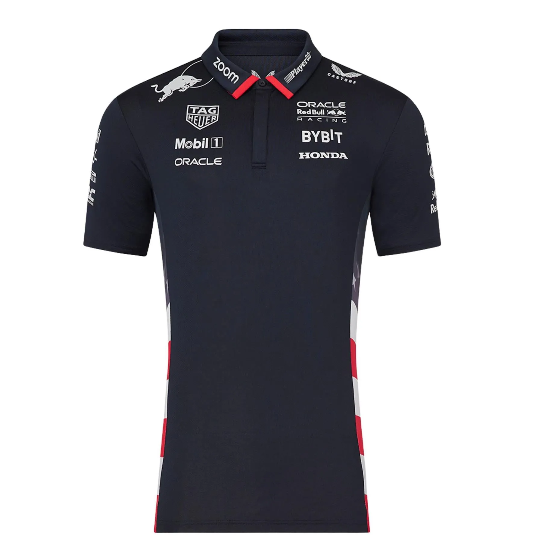 Oracle Red Bull Racing F1 Men's USA Team Polo Shirt | Navy | 2024