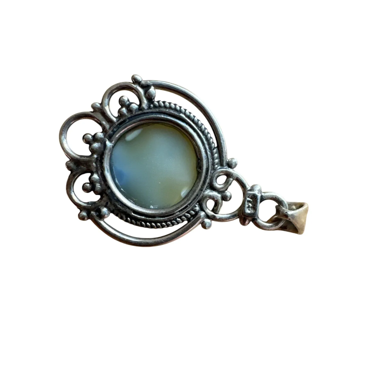 Owyhee Opal Solid 925 Sterling Silver Pendant