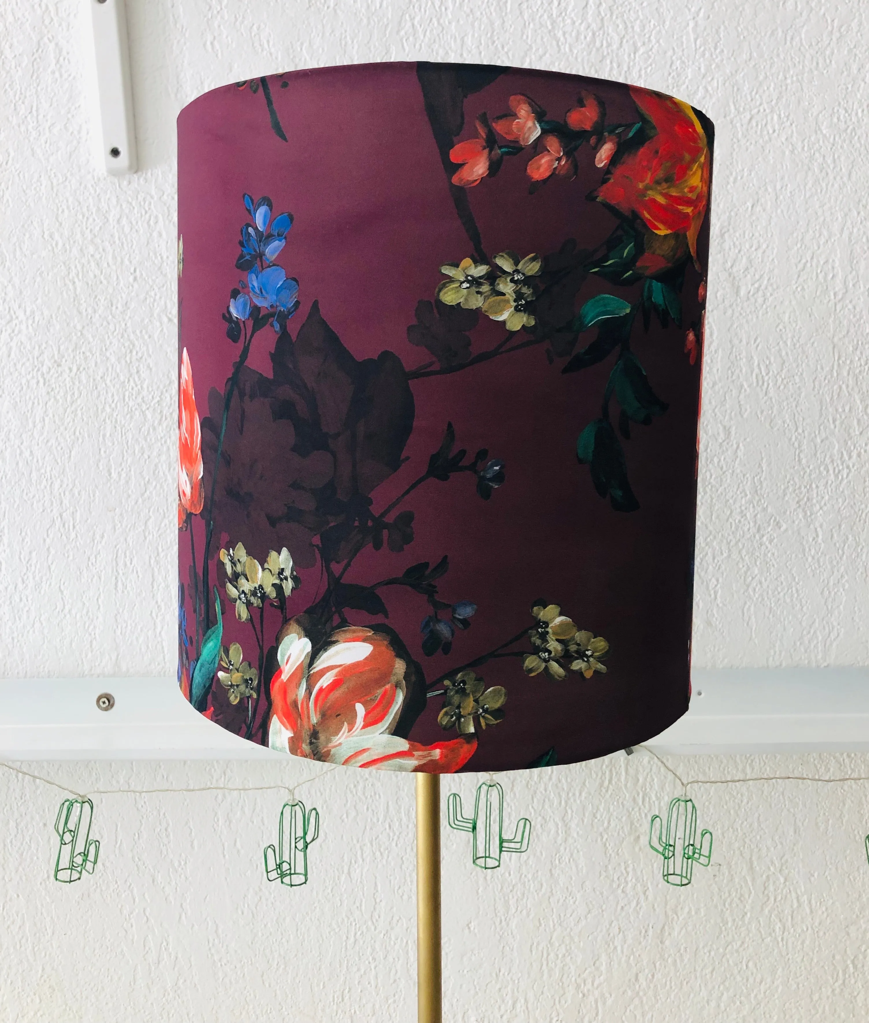 Pair of Modern Floor Lamps - Handmade Shades
