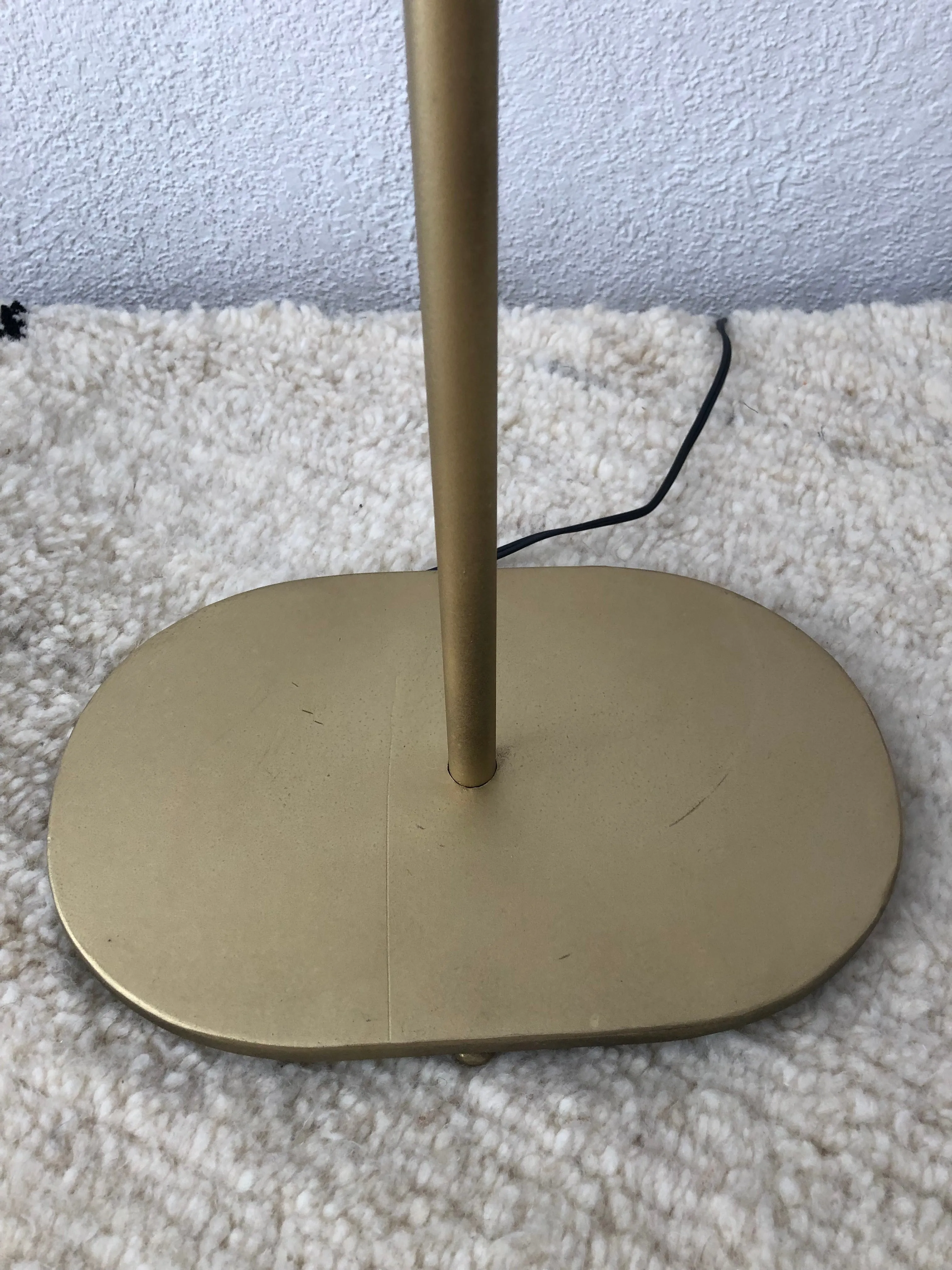 Pair of Modern Floor Lamps - Handmade Shades