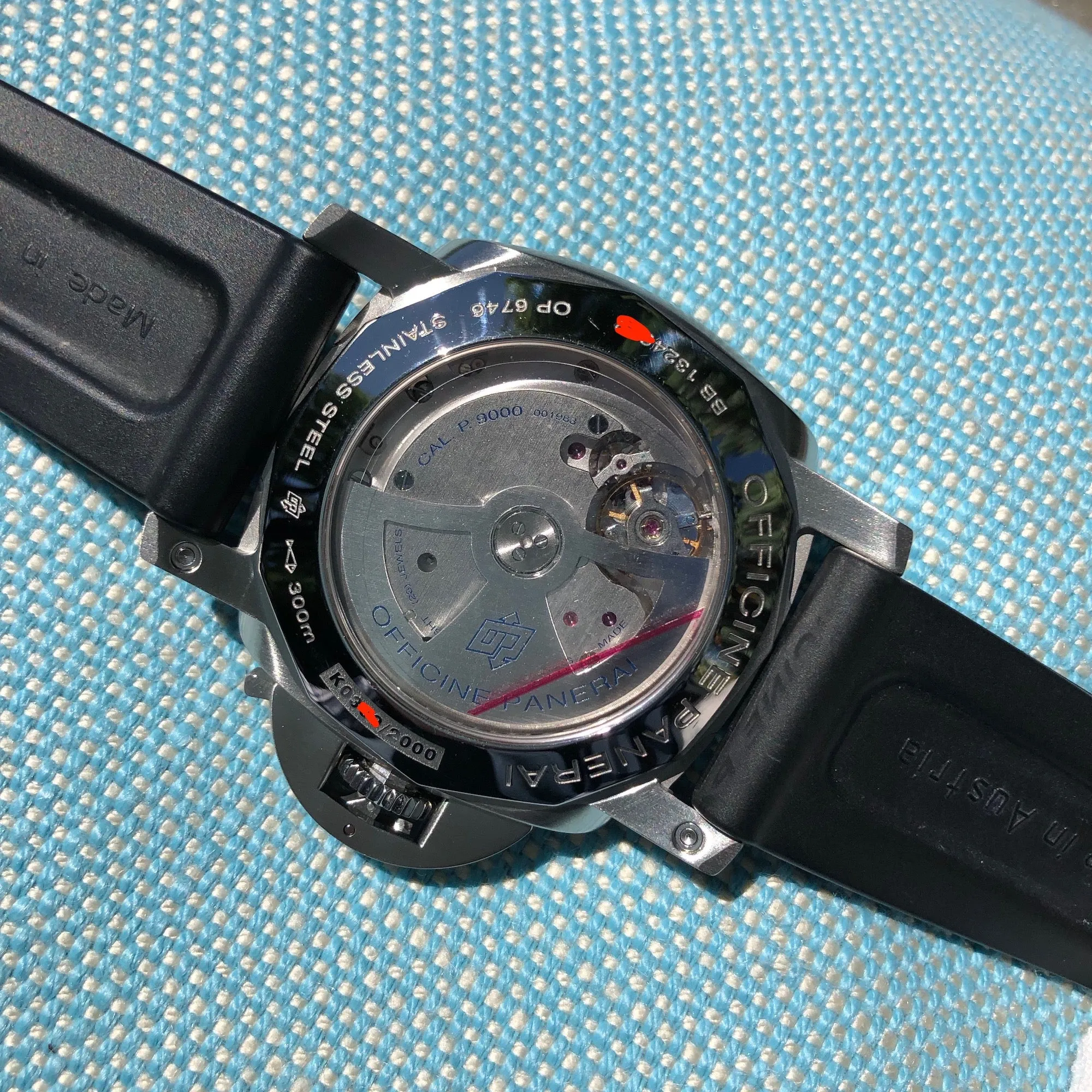 Panerai Luminor Marina PAM 312 Automatic Stainless Steel 44mm Wristwatch Box Papers