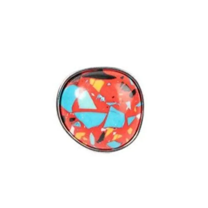 Paparazzi Aesthetically Authentic - Red Stretch Ring