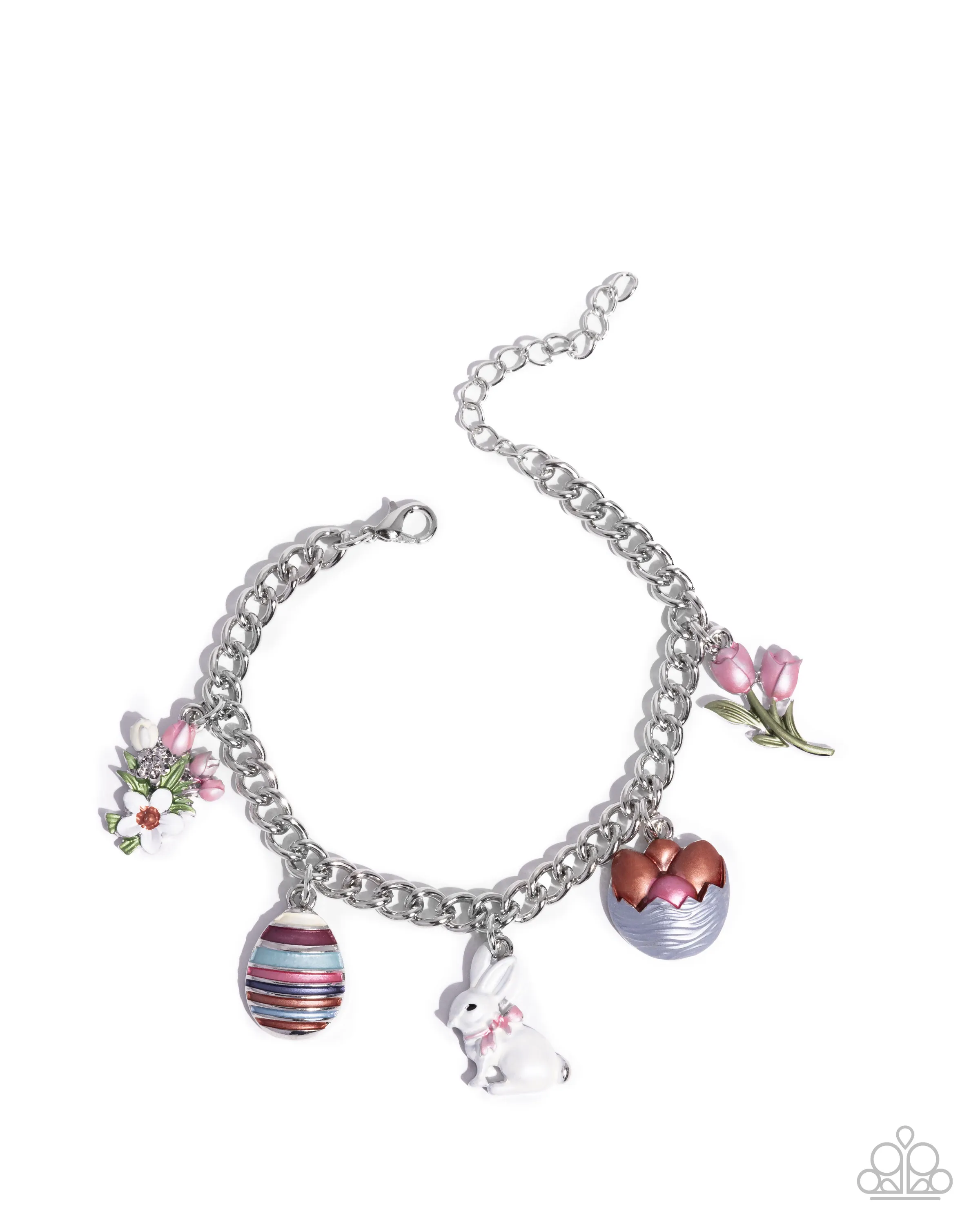 Paparazzi Easter Embellishment - Multi Necklace &  Paparazzi Easter Enhancement - Multi Bracket Set