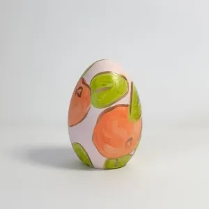 Pastel Pink and Oranges Egg