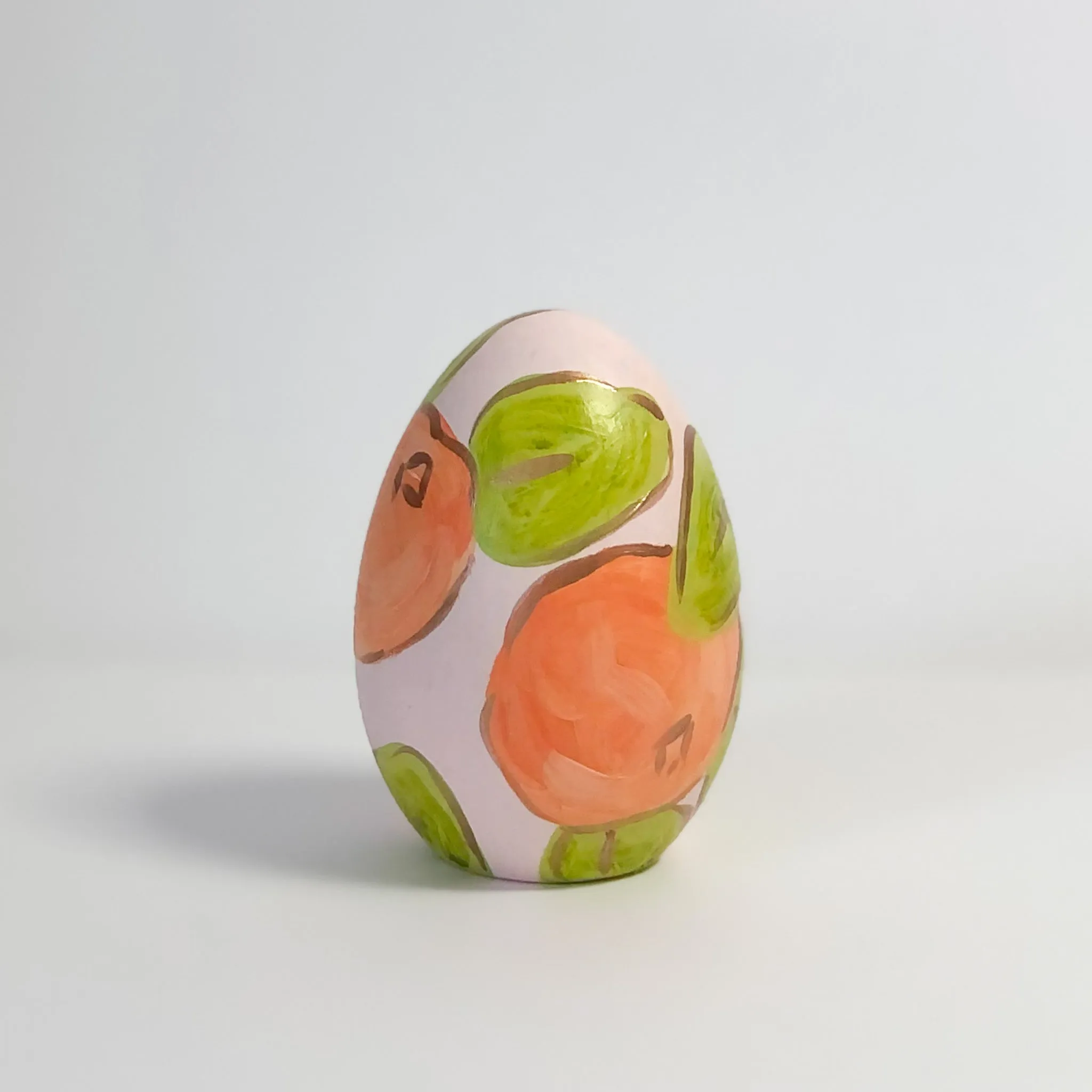 Pastel Pink and Oranges Egg