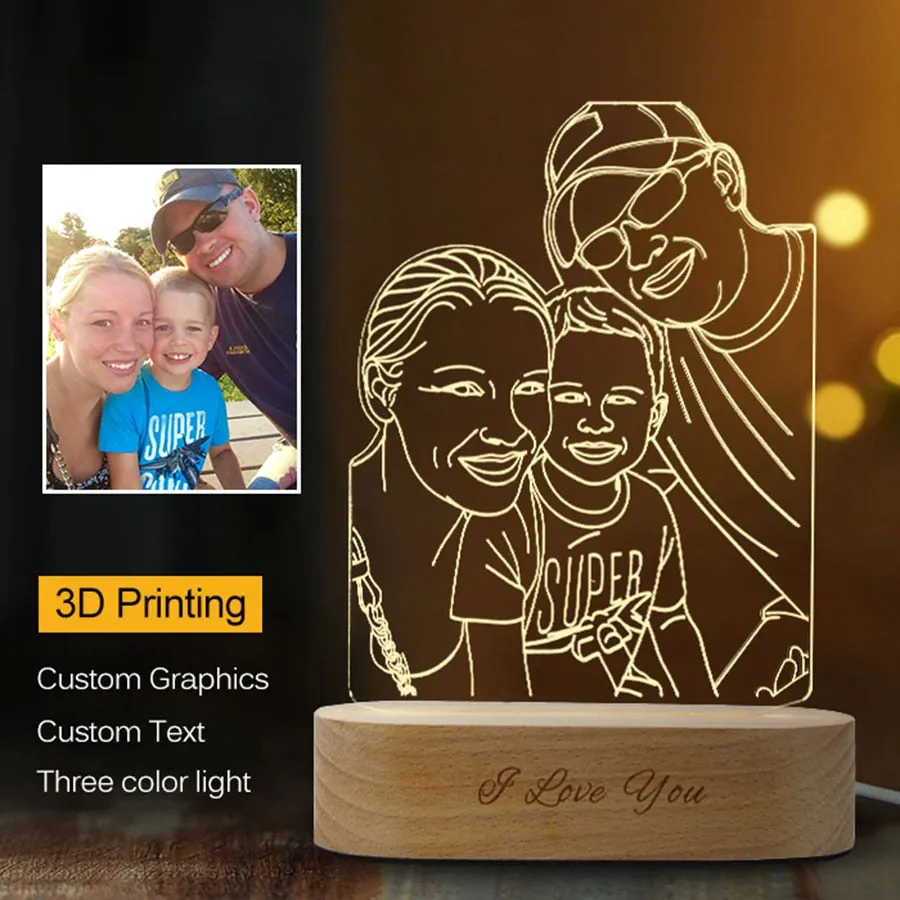 Personalized 3D Night Light
