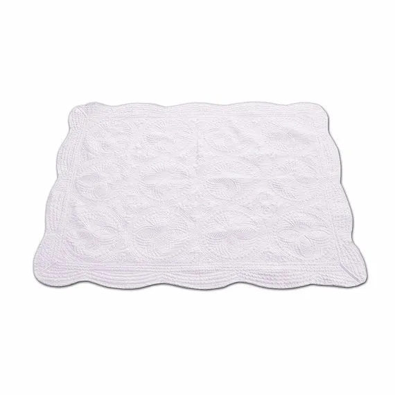 Personalized Baptism Blanket - Gender Neutral - Gold and Silver Design - 36 x 46 Inches - Christening or Dedication