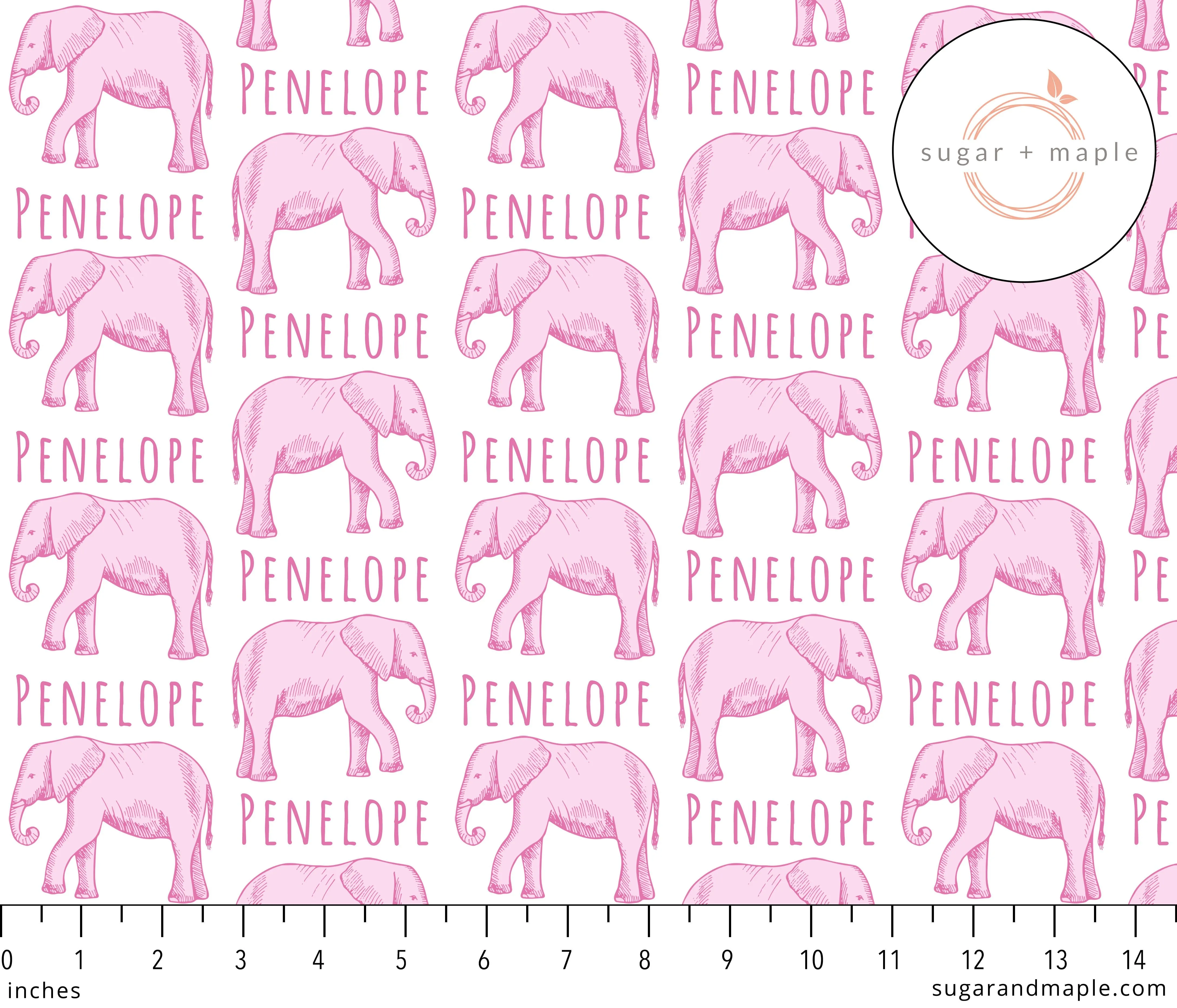 Personalized Bib | Elephant