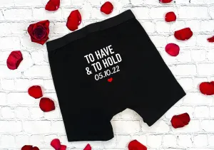 Personalized Boxer Briefs for Groom
