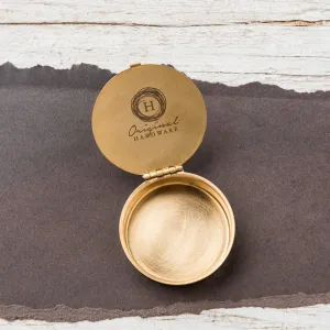 Personalized Brass Gift Box