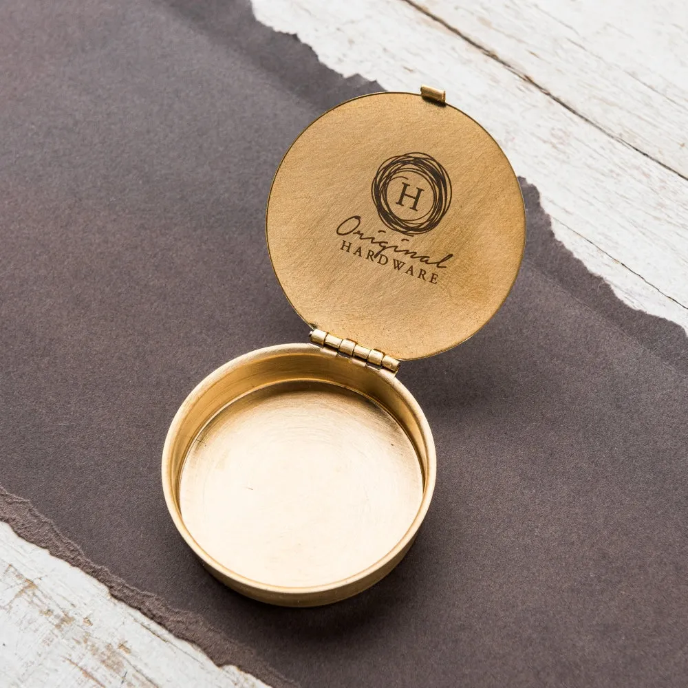 Personalized Brass Gift Box