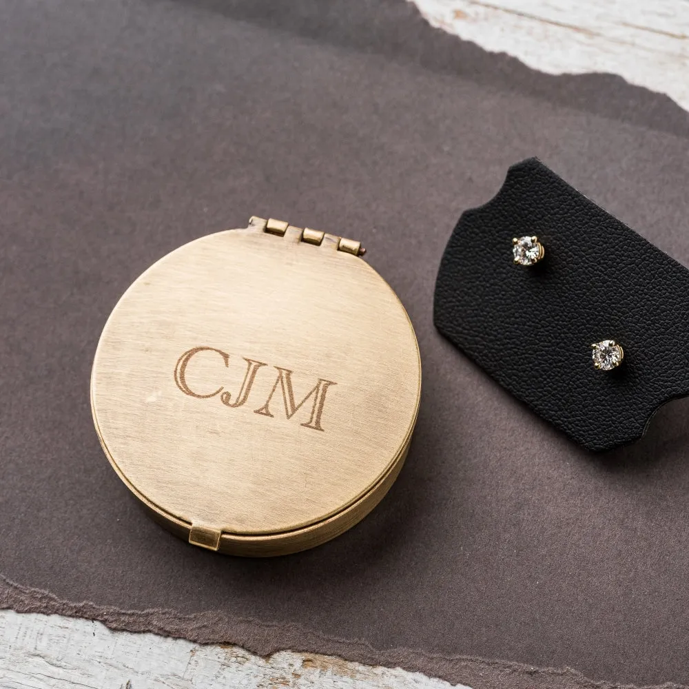 Personalized Brass Gift Box