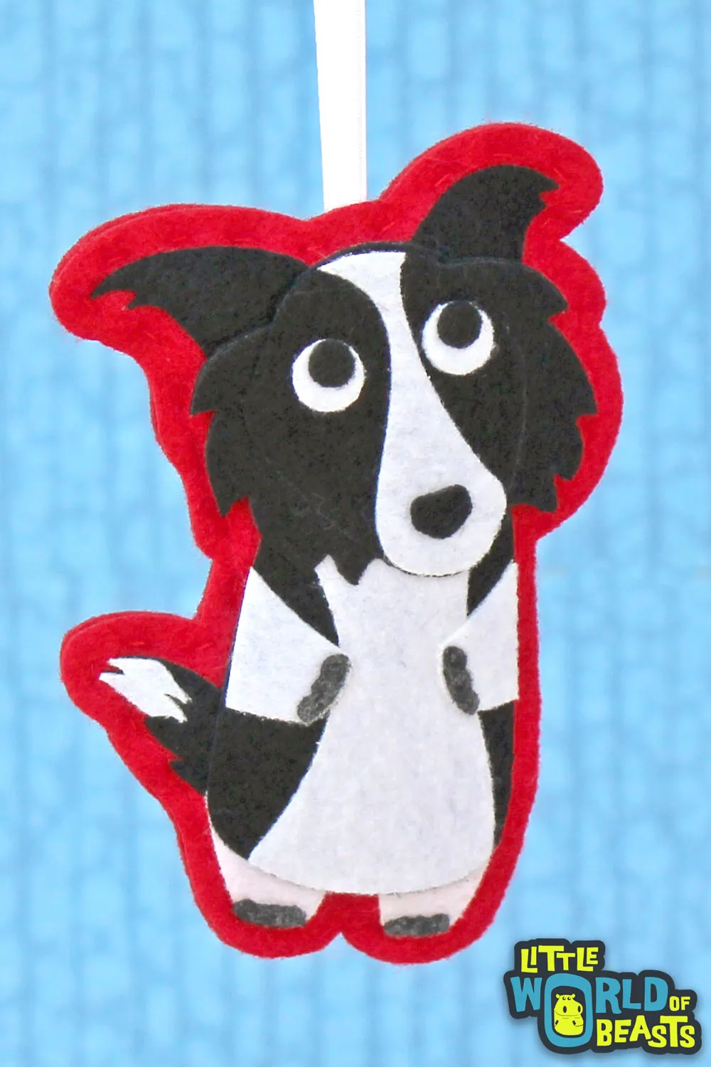 Personalized Dorothy the Border Collie Ornament