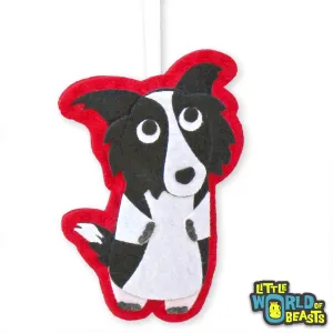 Personalized Dorothy the Border Collie Ornament