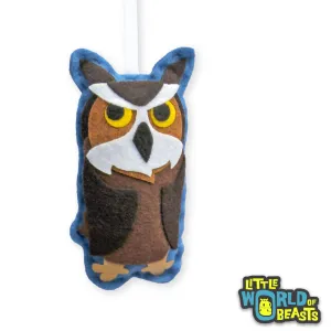 Personalized Fredrickson the Great Horned Owl Ornament