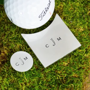 Personalized Golf Ball Marker Set