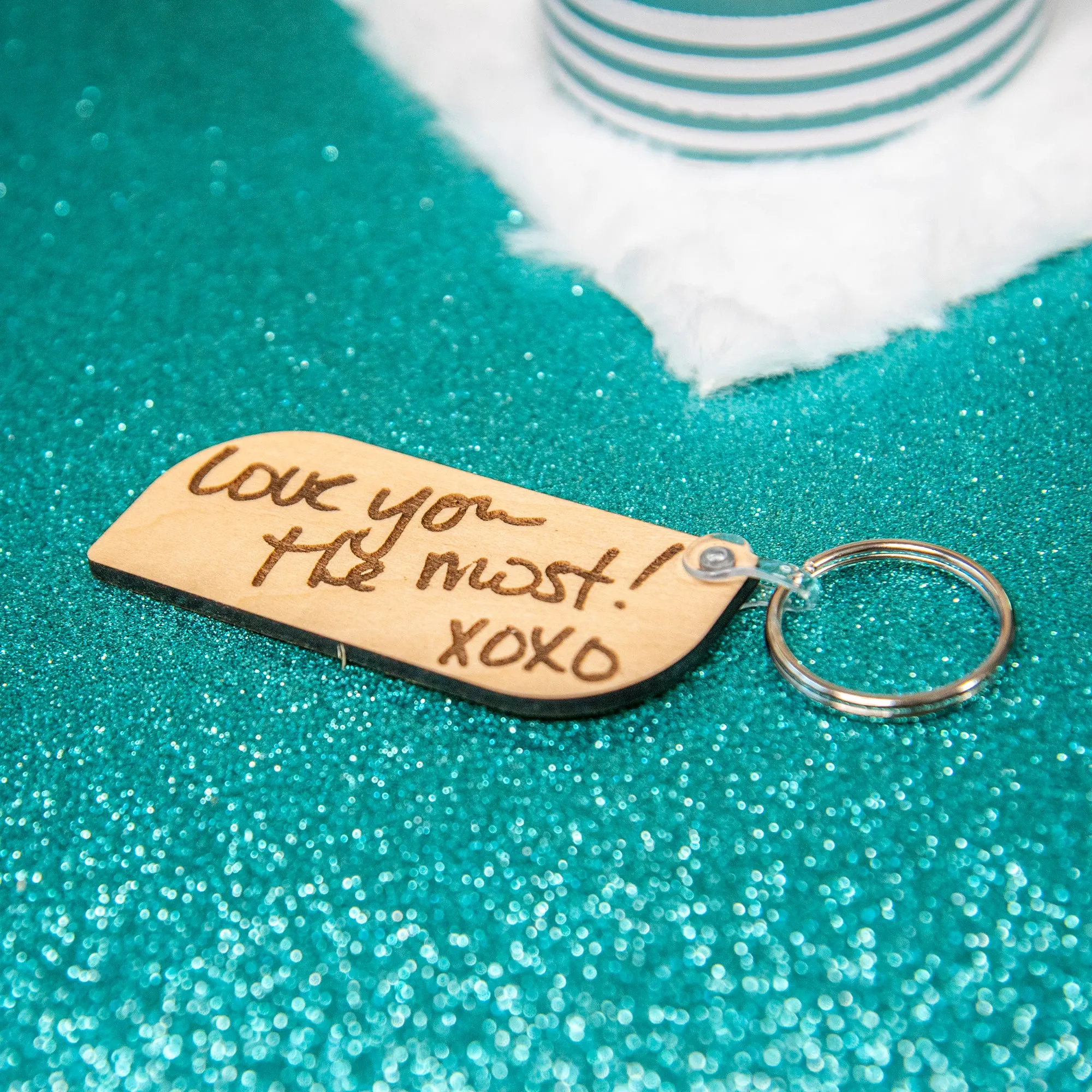 Personalized Handwriting Keychain
