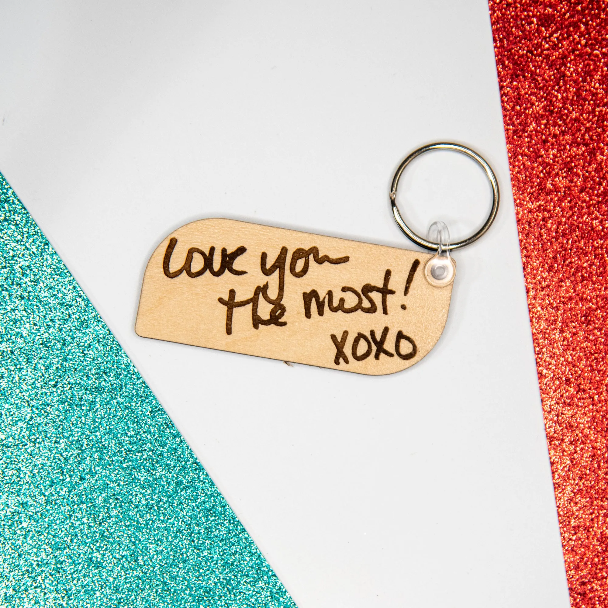 Personalized Handwriting Keychain