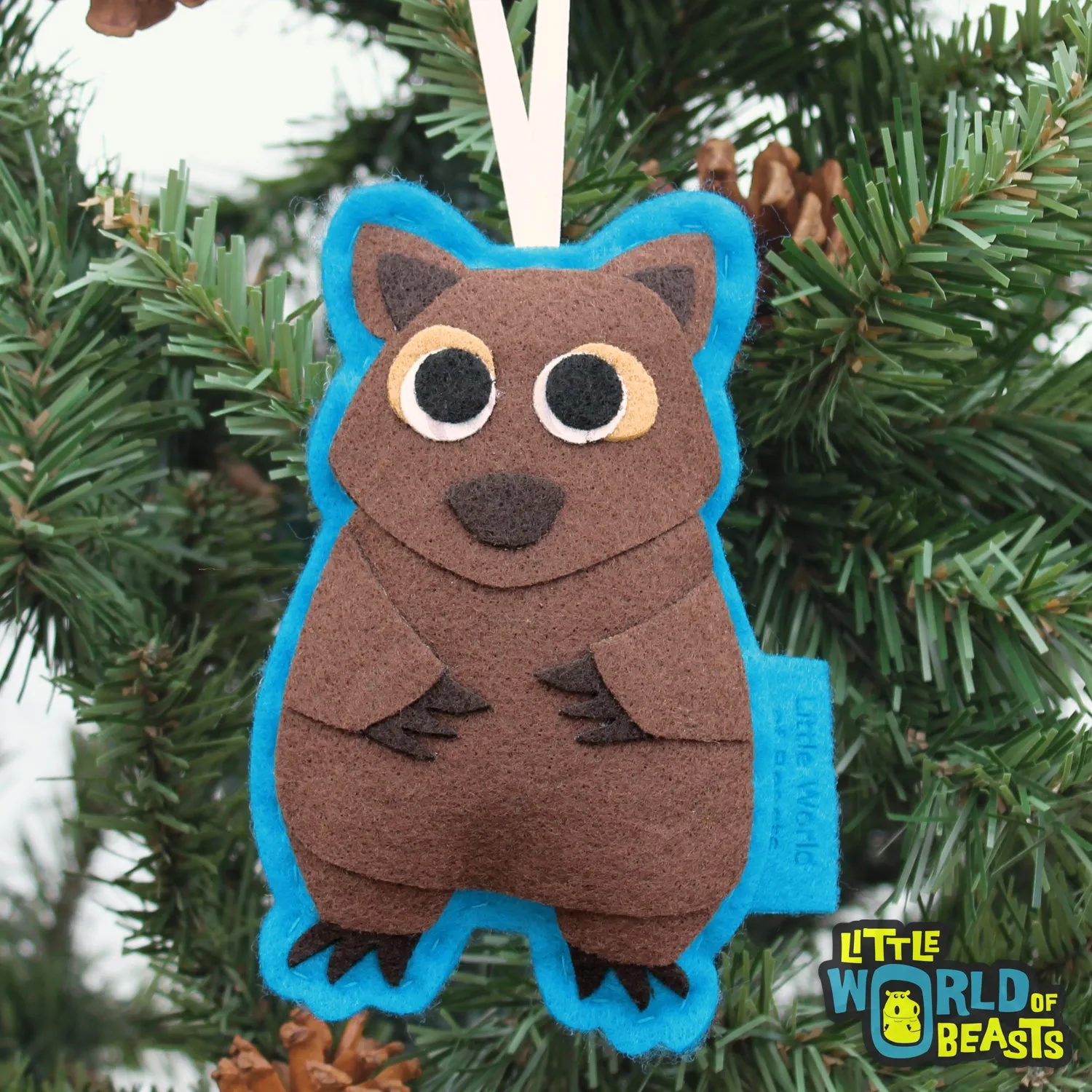 Personalized Harold the Wombat Ornament