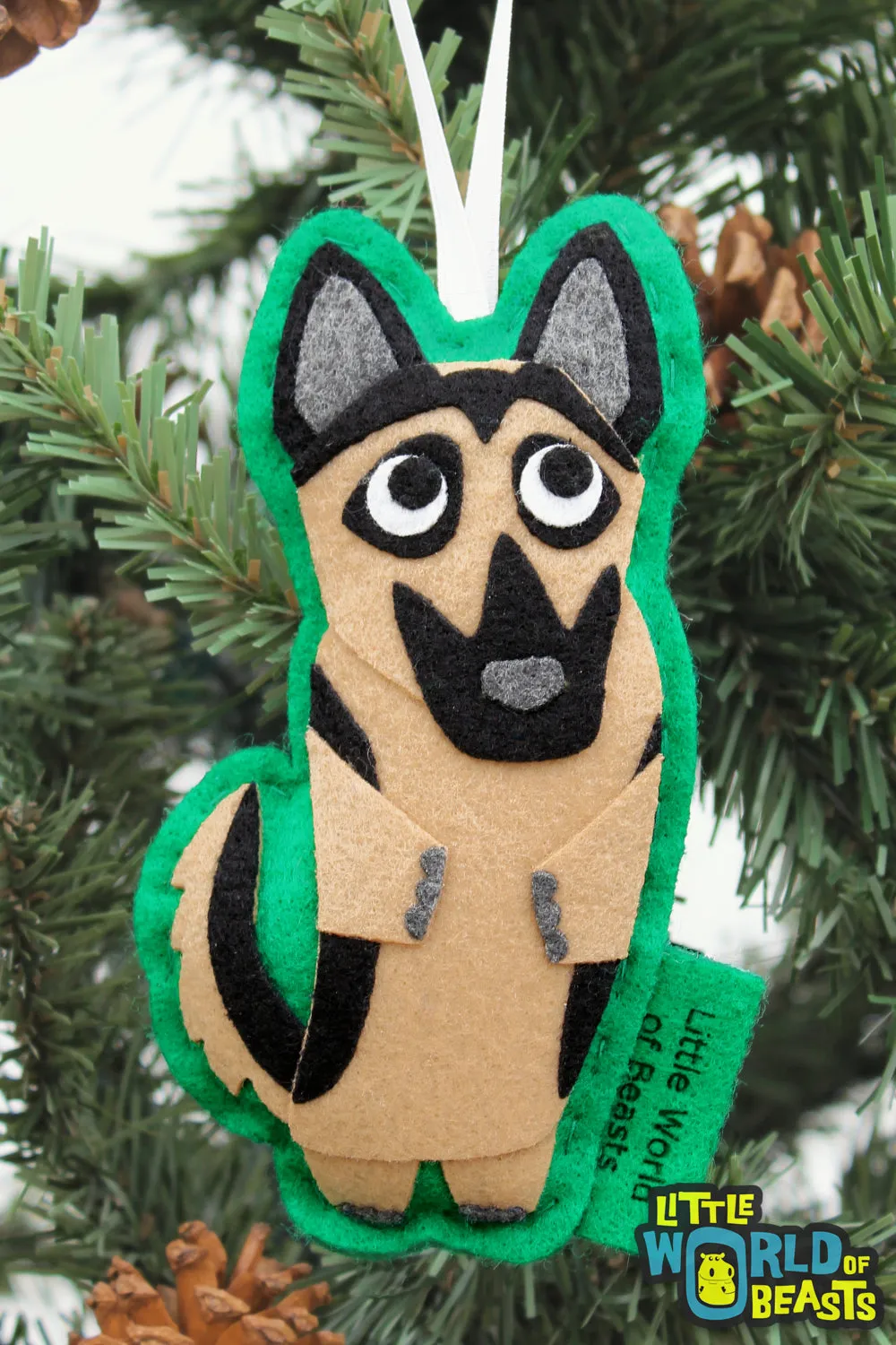 Personalized Heinrich the German Shepherd Ornament