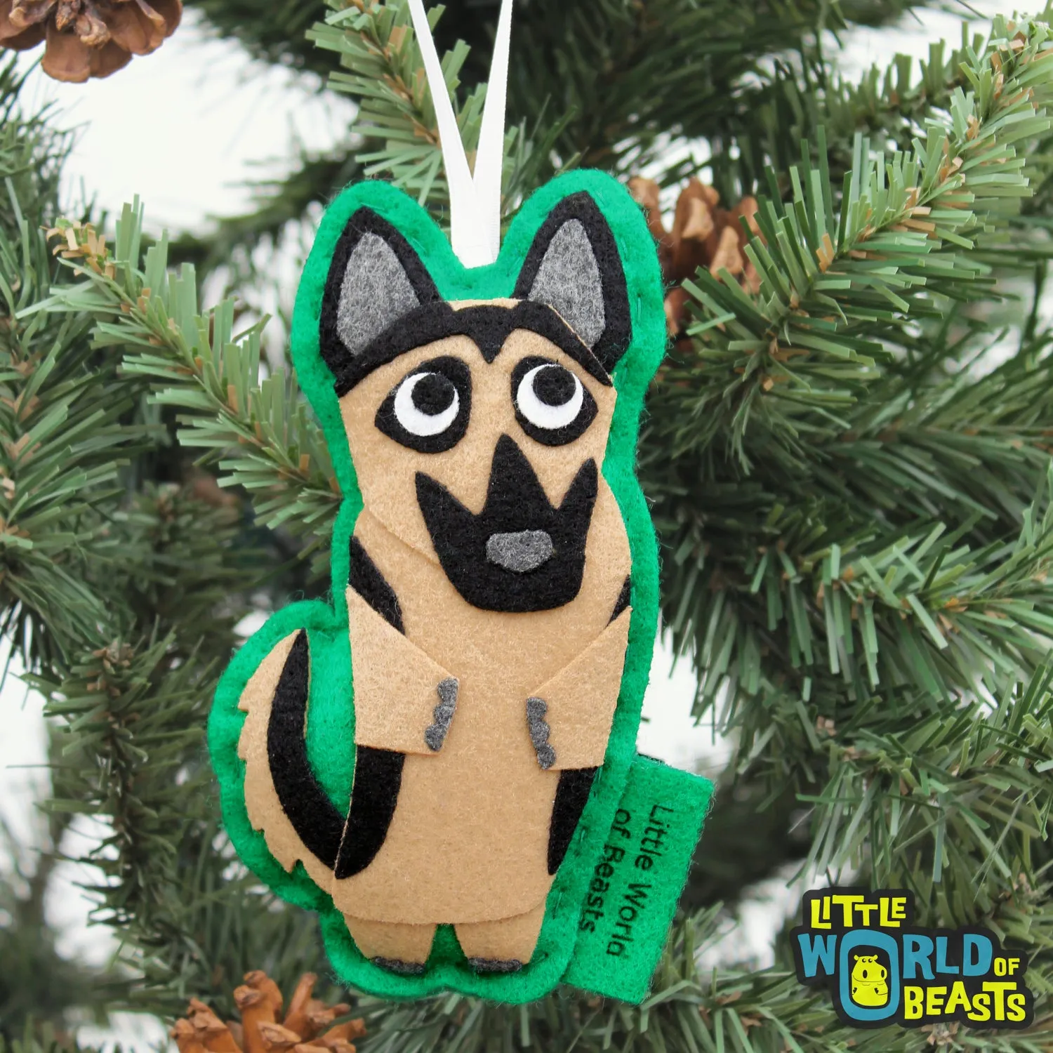 Personalized Heinrich the German Shepherd Ornament