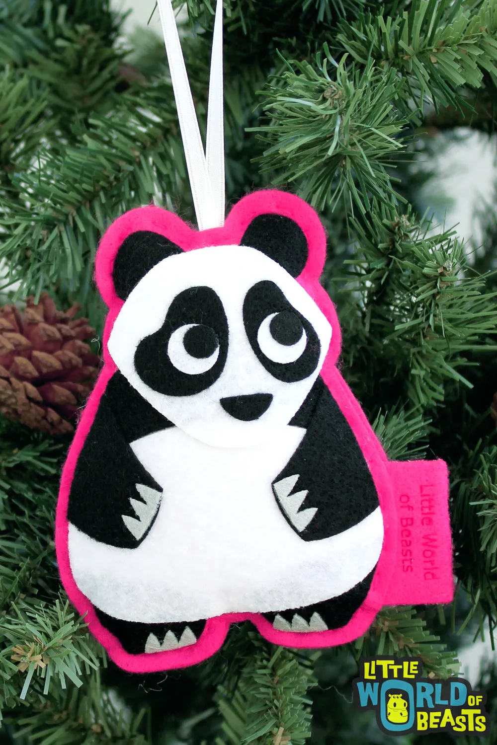 Personalized Laurence the Panda Ornament
