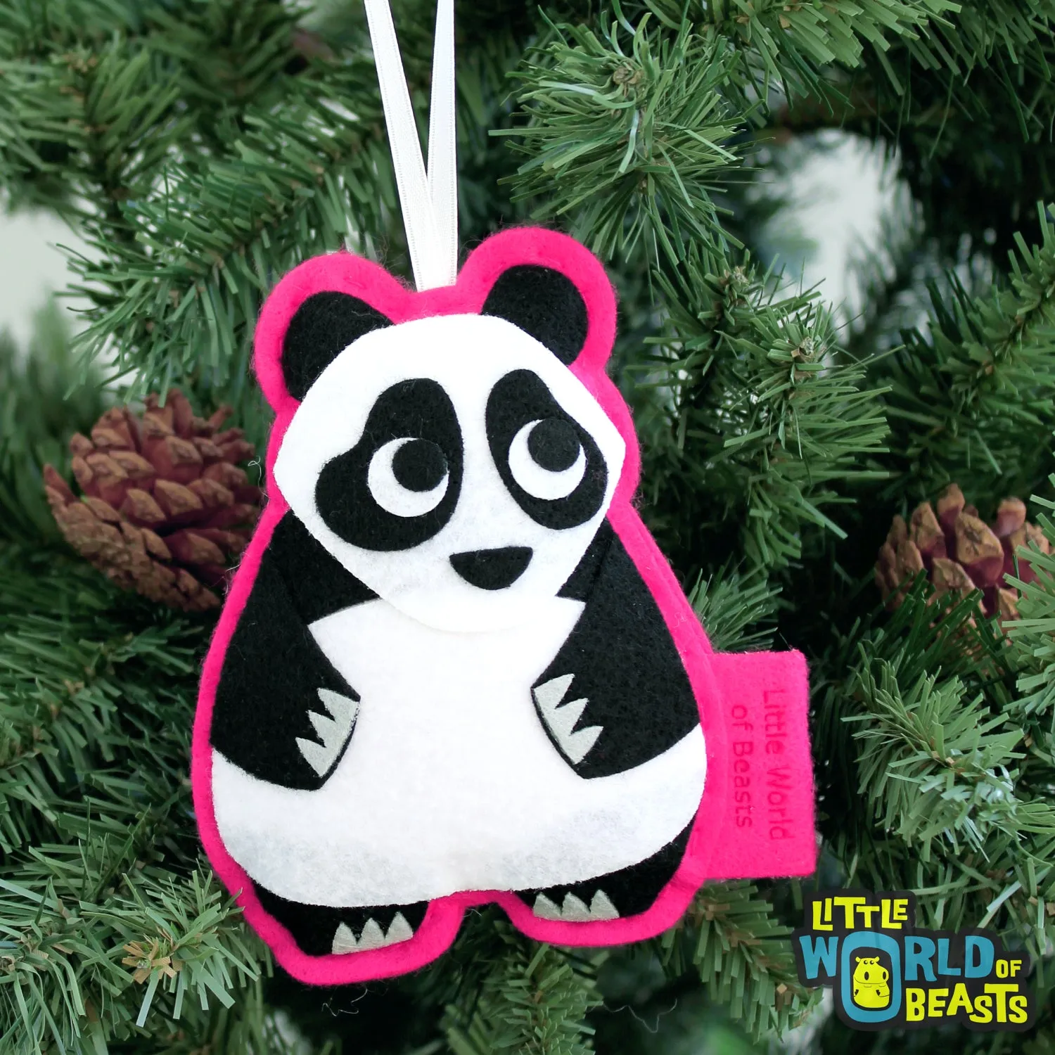 Personalized Laurence the Panda Ornament