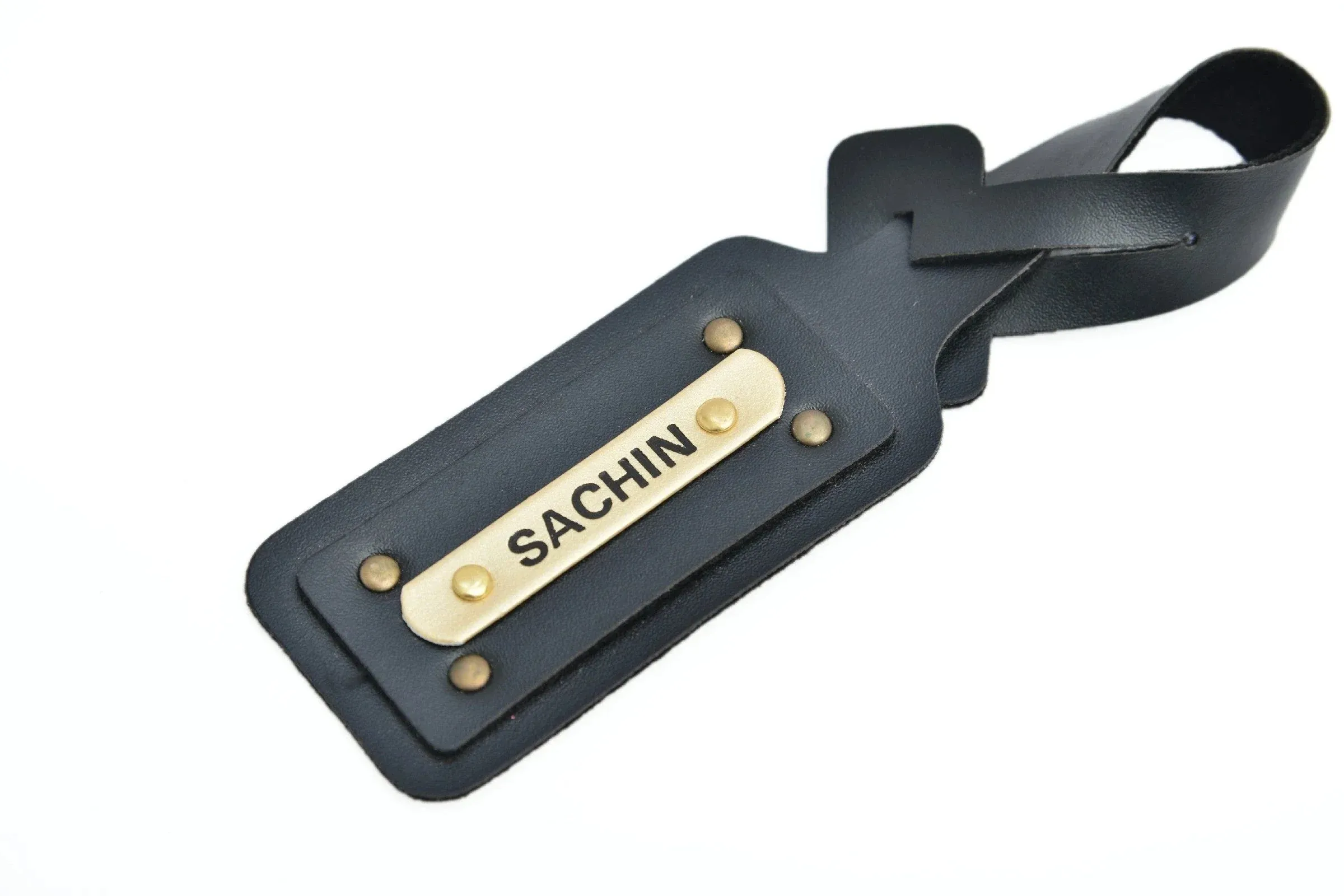 Personalized Luggage Tag - Black
