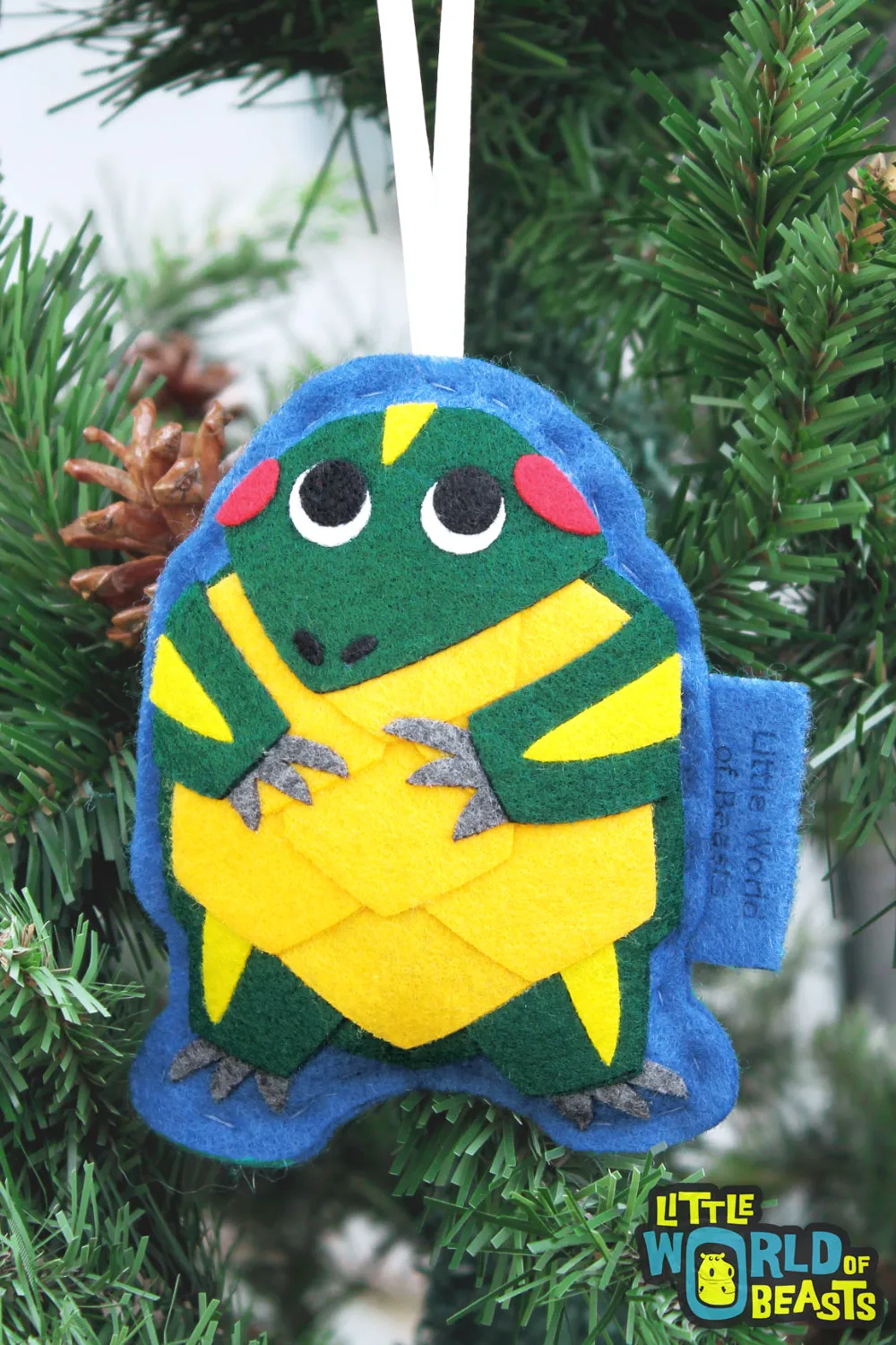 Personalized Mario the Slider Turtle Ornament