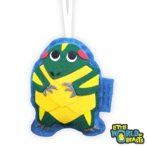 Personalized Mario the Slider Turtle Ornament