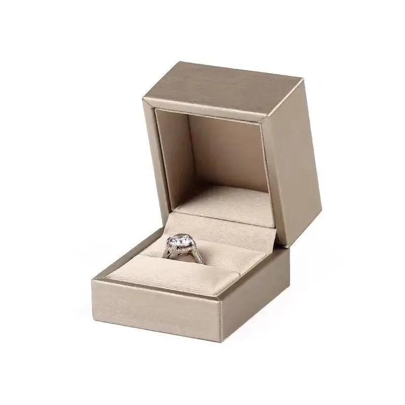 Personalized Name Ring Box Vintage Ring Gift Bag Bundle