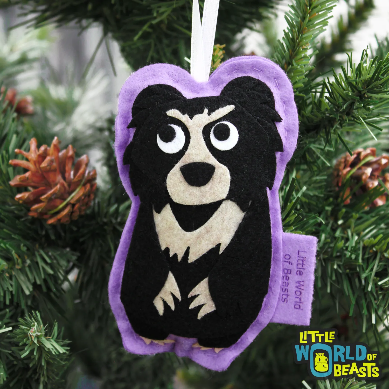 Personalized Sloth Bear Ornament